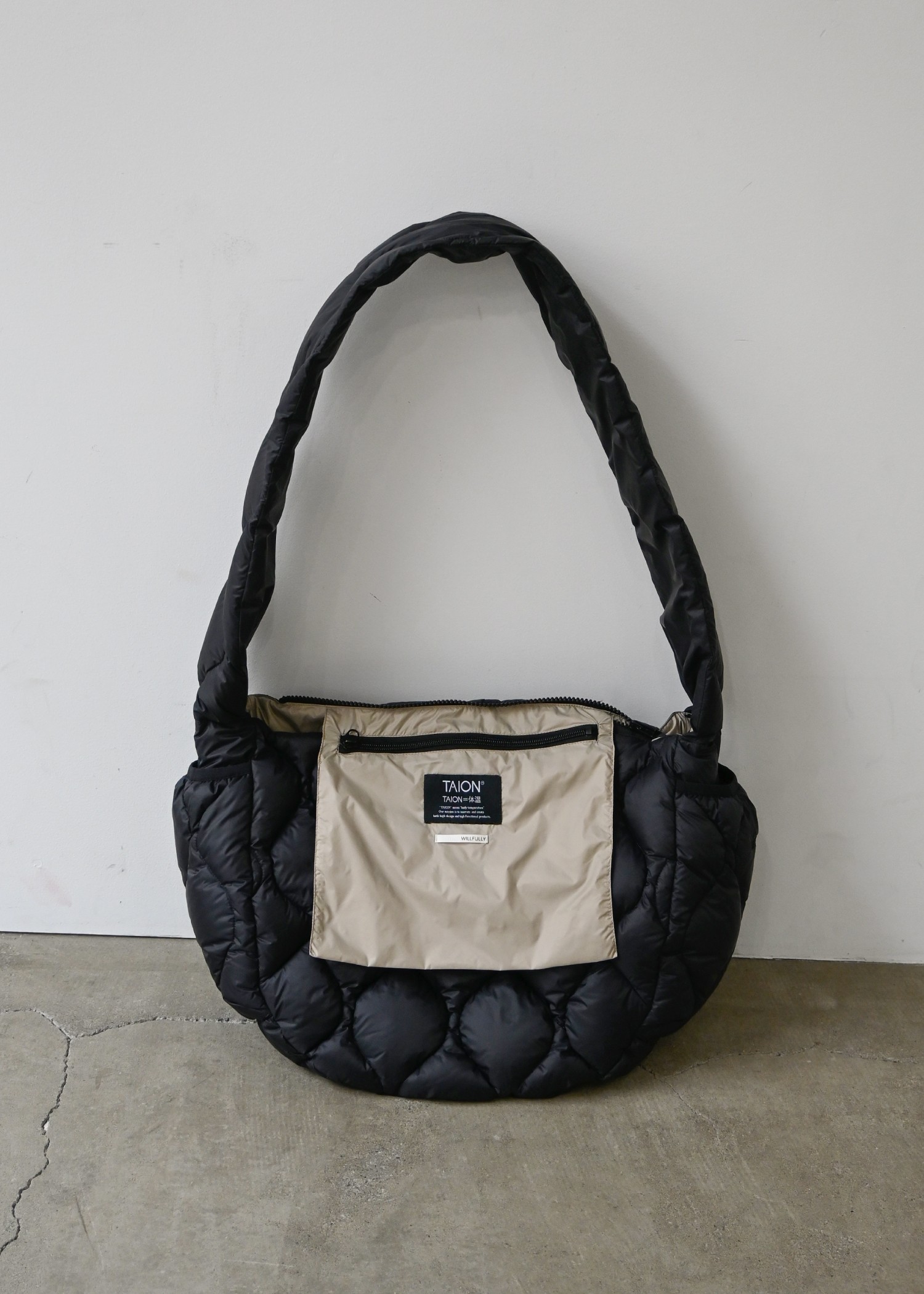 【TAION × WILLFULLY】quilting shoulder down bag