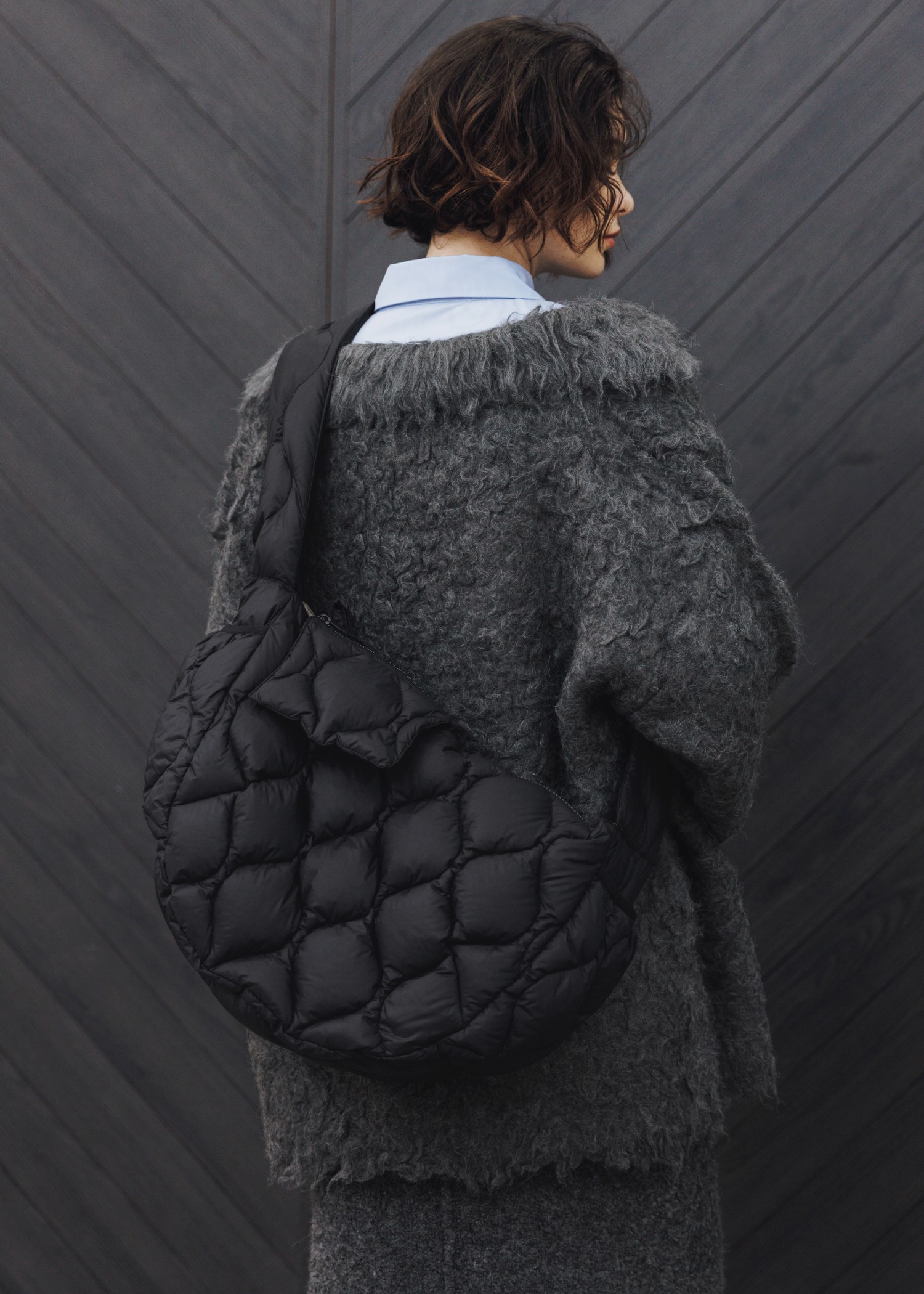 【TAION × WILLFULLY】quilting shoulder down bag