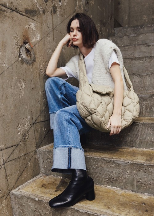 【TAION × WILLFULLY】quilting shoulder down bag