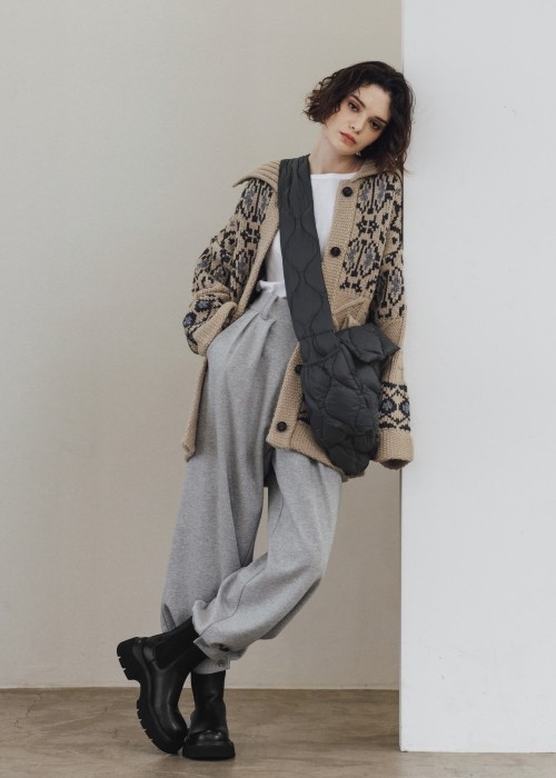 【TAION × WILLFULLY】quilting shoulder down bag