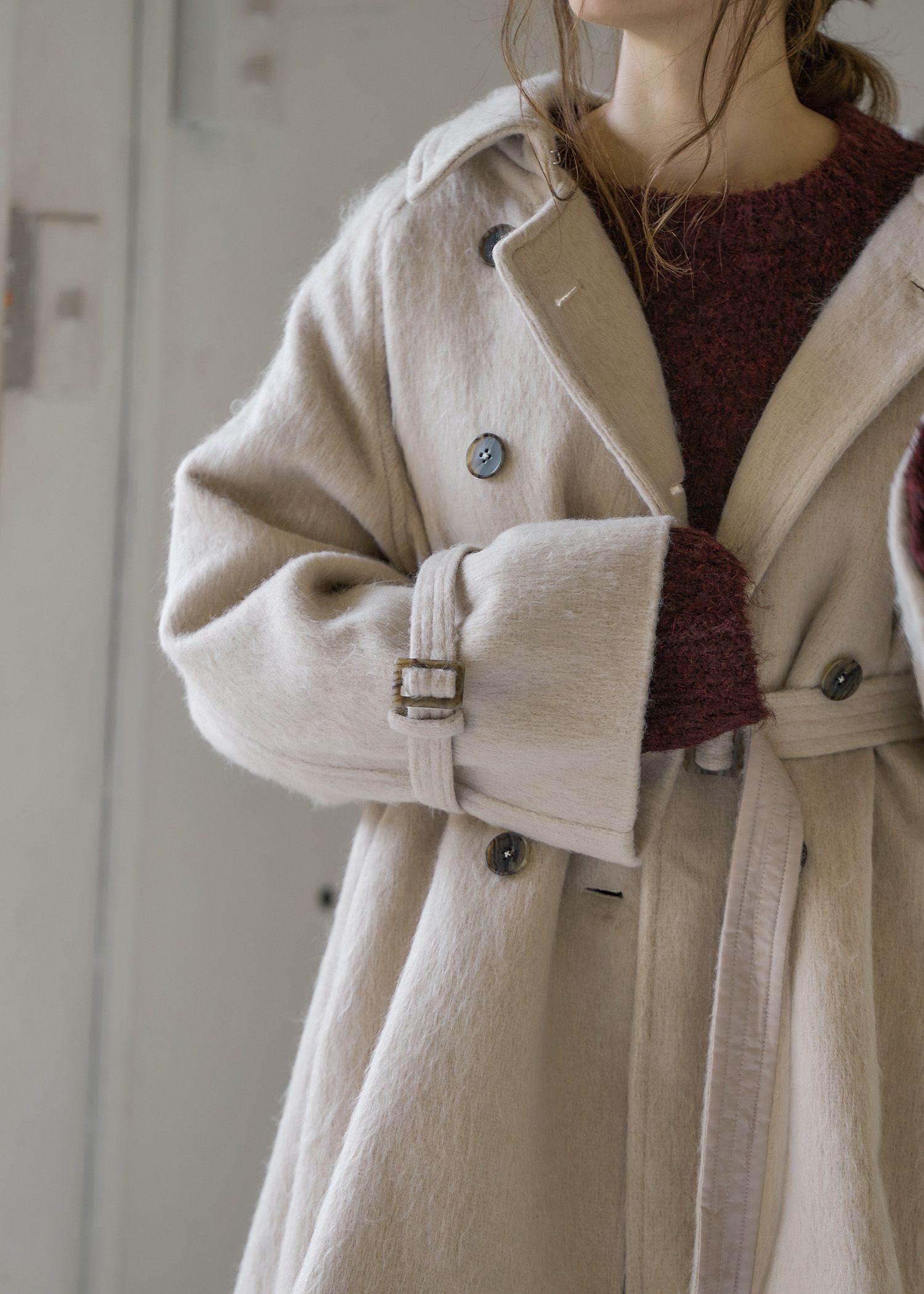 jacquard big silhouette knit