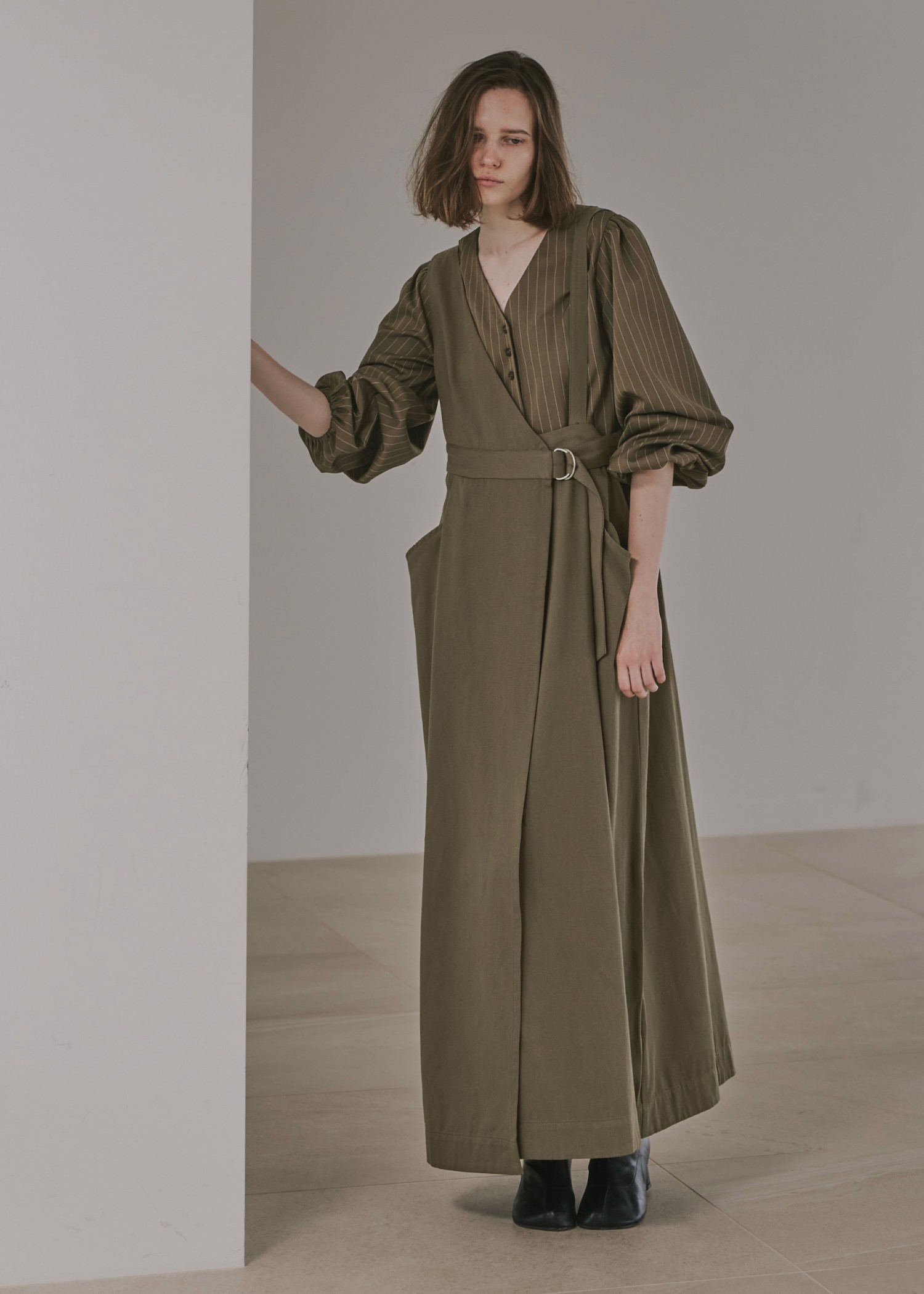 one shoulder twill OP