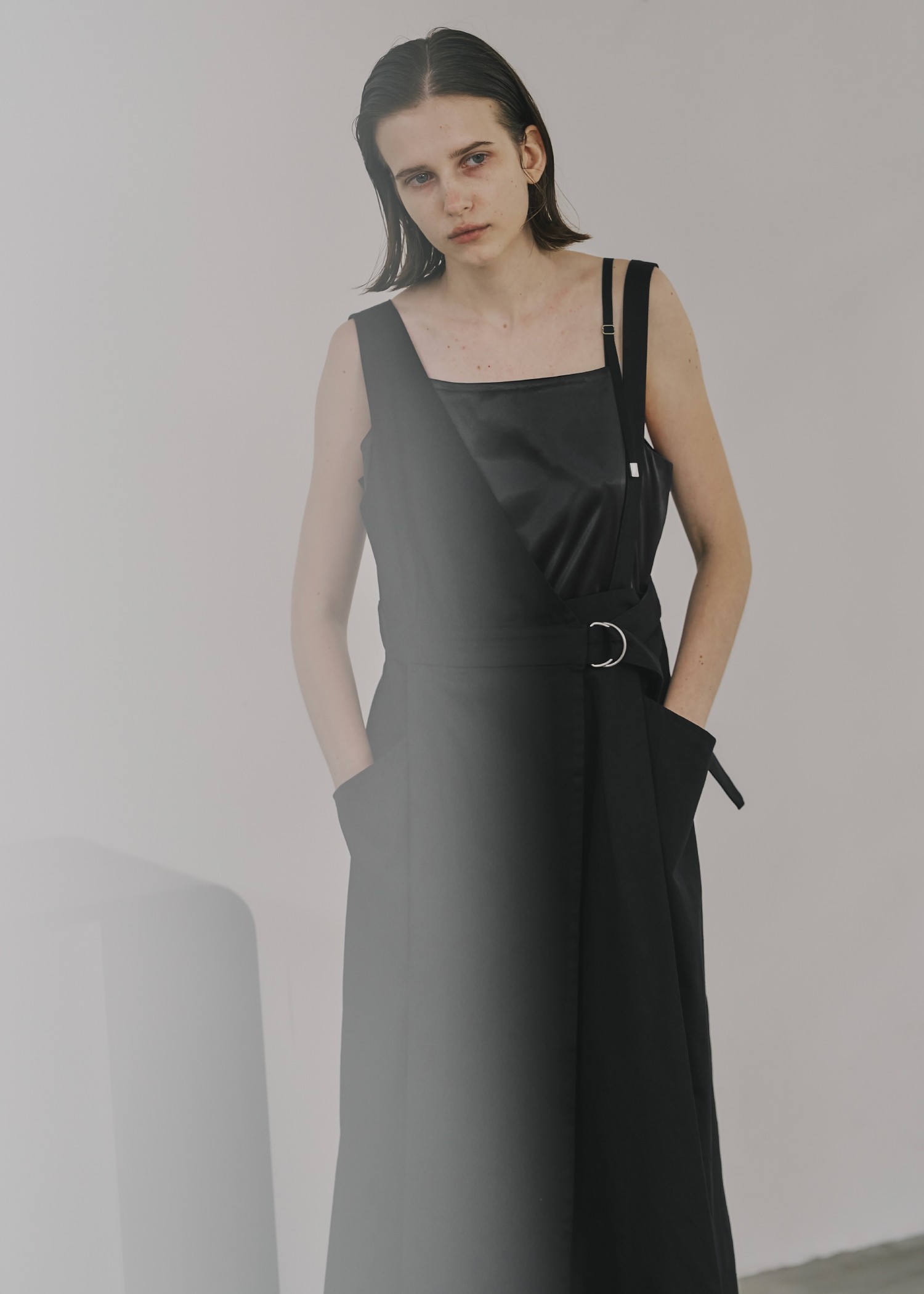 one shoulder twill OP