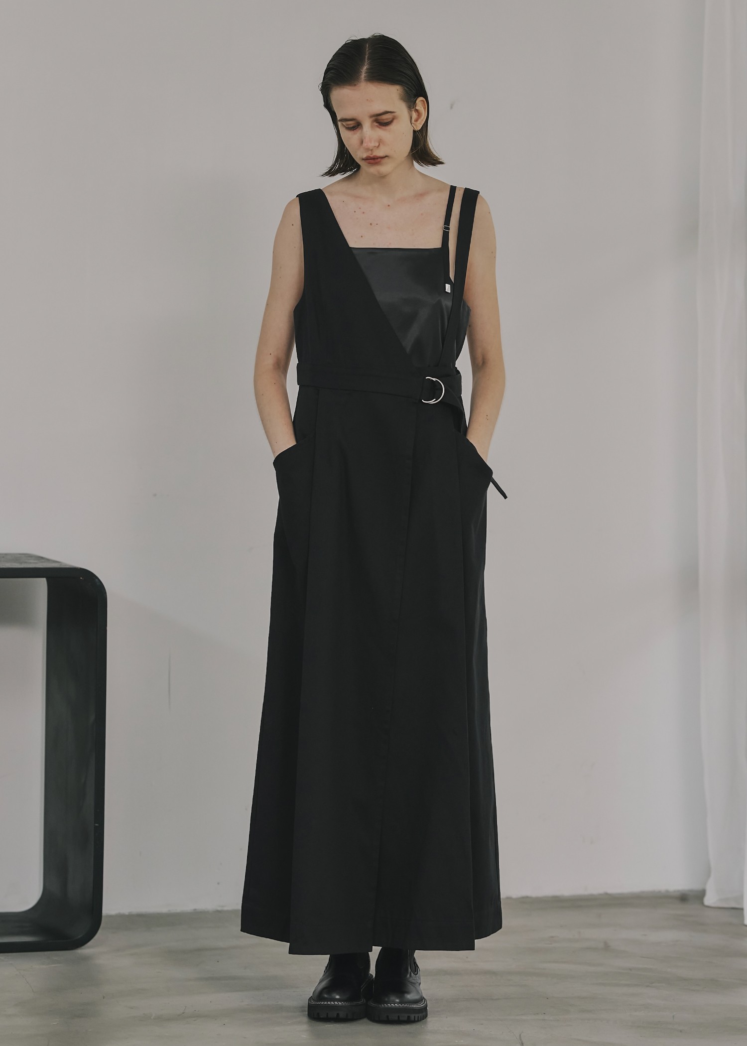 one shoulder twill OP