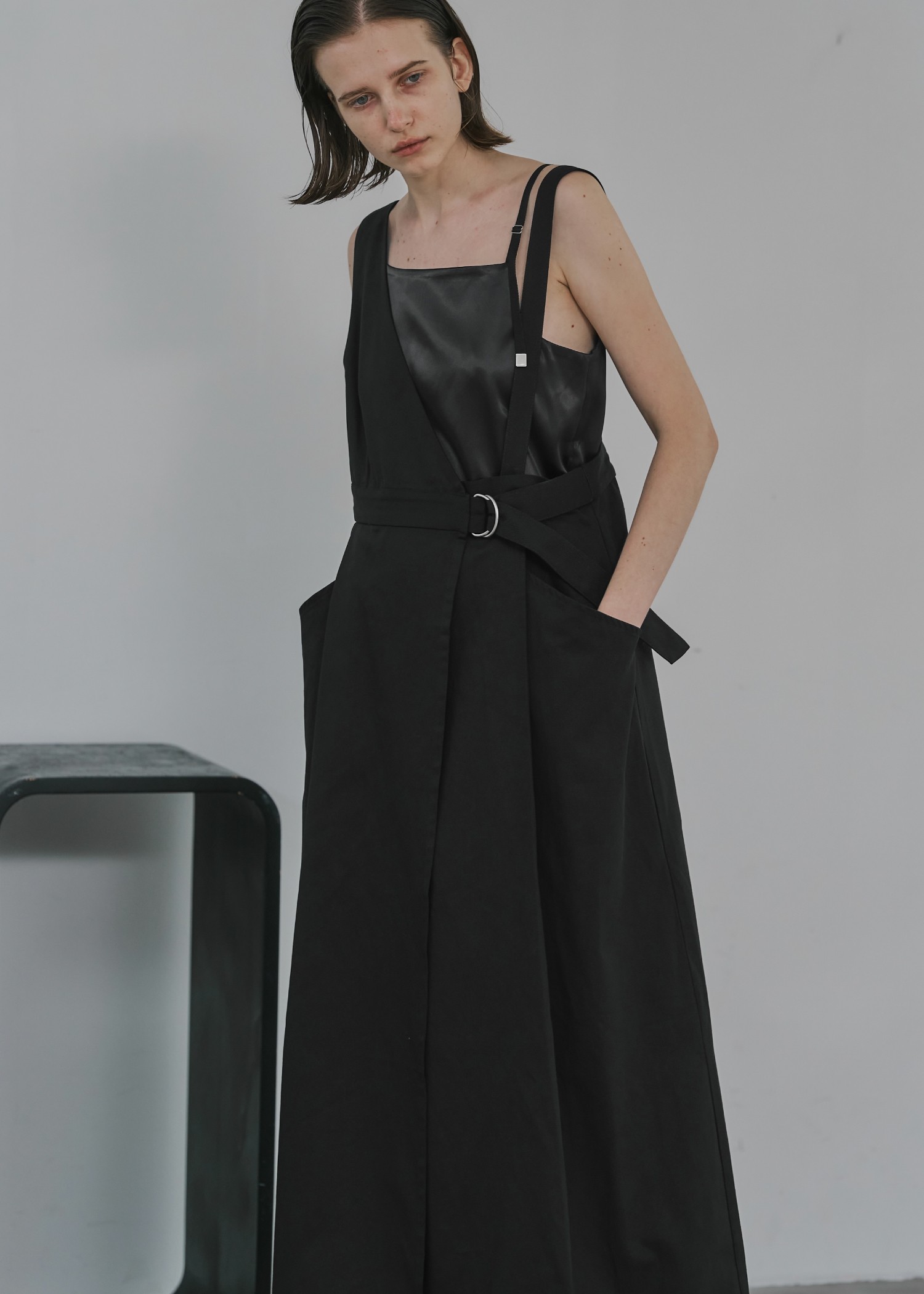 one shoulder twill OP