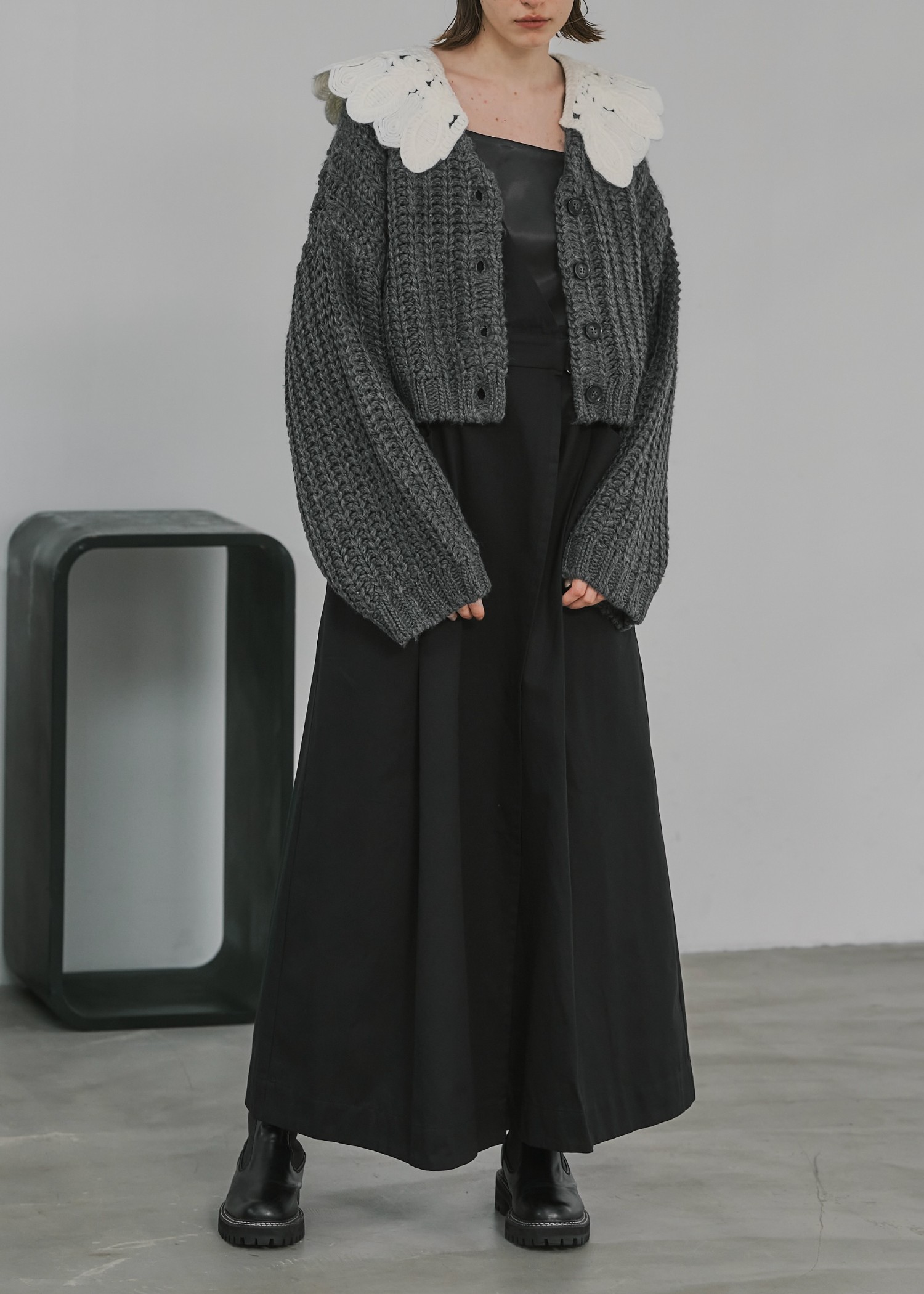 one shoulder twill OP