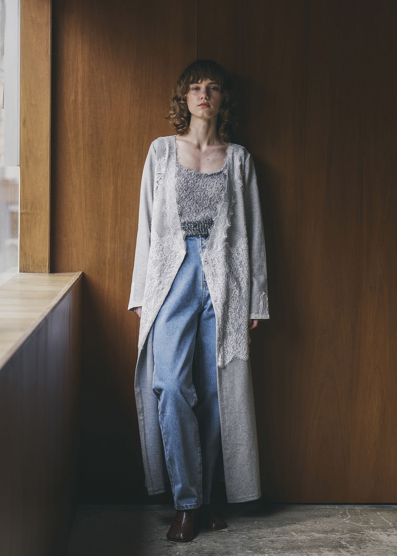 cachecoeur multi lace sweat OP