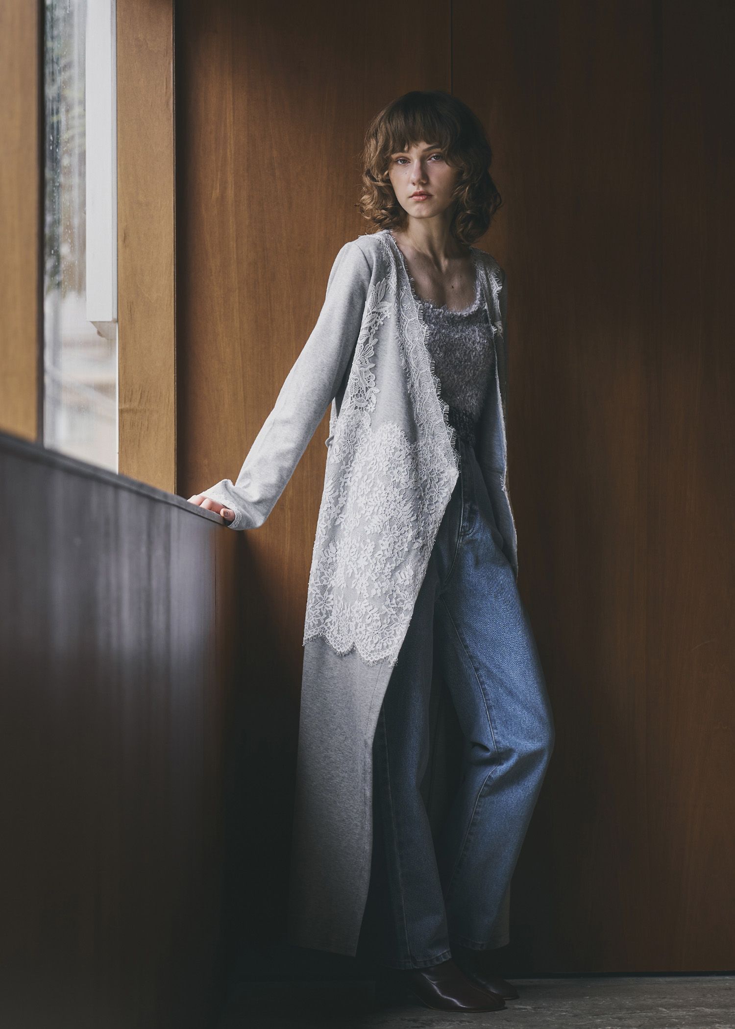 cachecoeur multi lace sweat OP