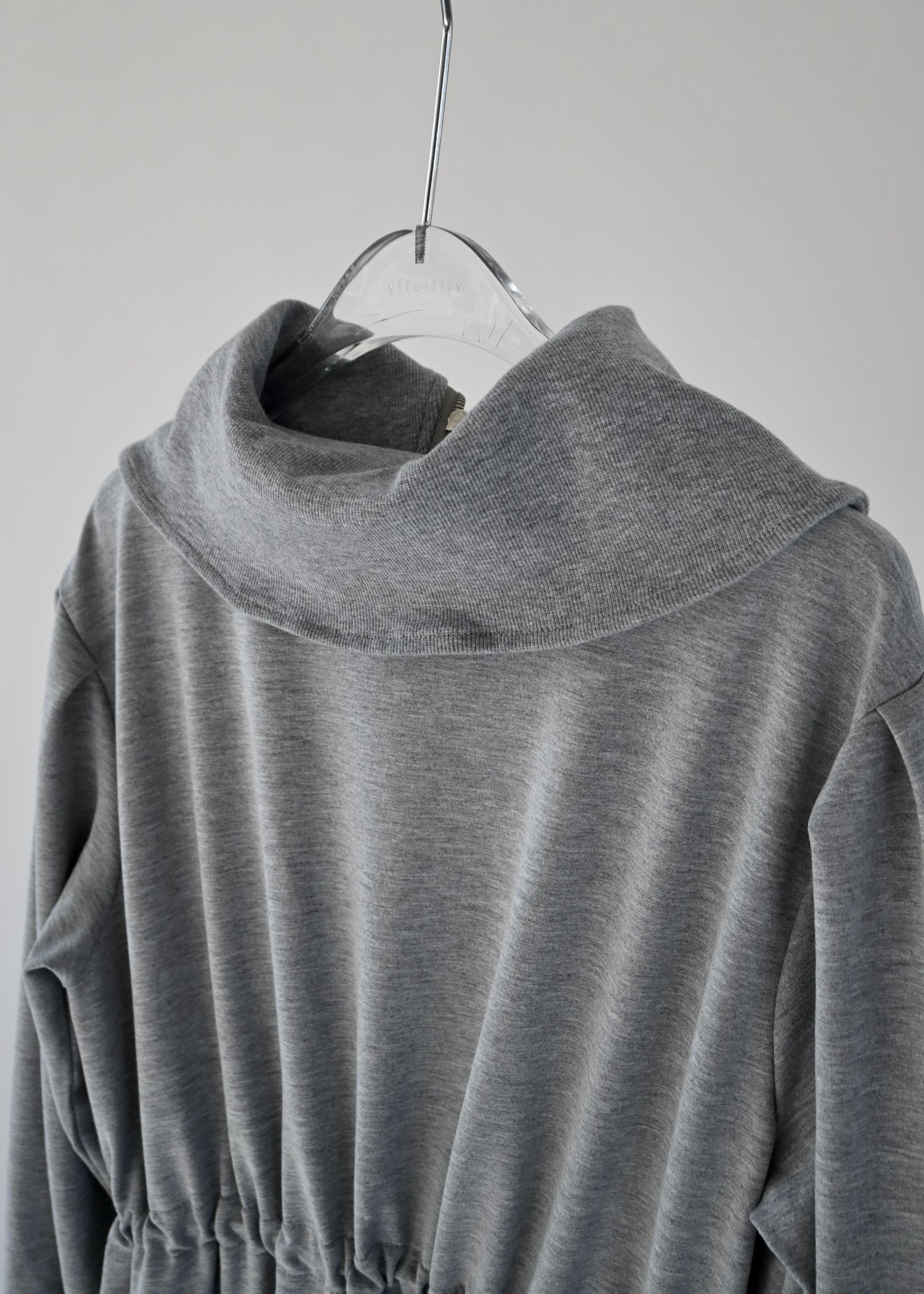 half zip waist drawstring sweat OP