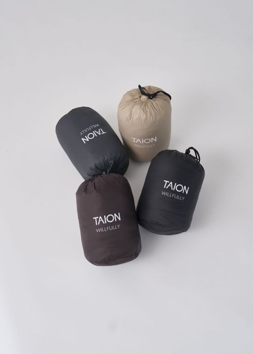 【TAION × WILLFULLY】removable sleeve quilting down coat