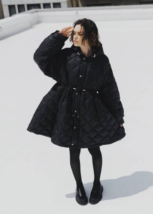【TAION × WILLFULLY】removable sleeve quilting down coat