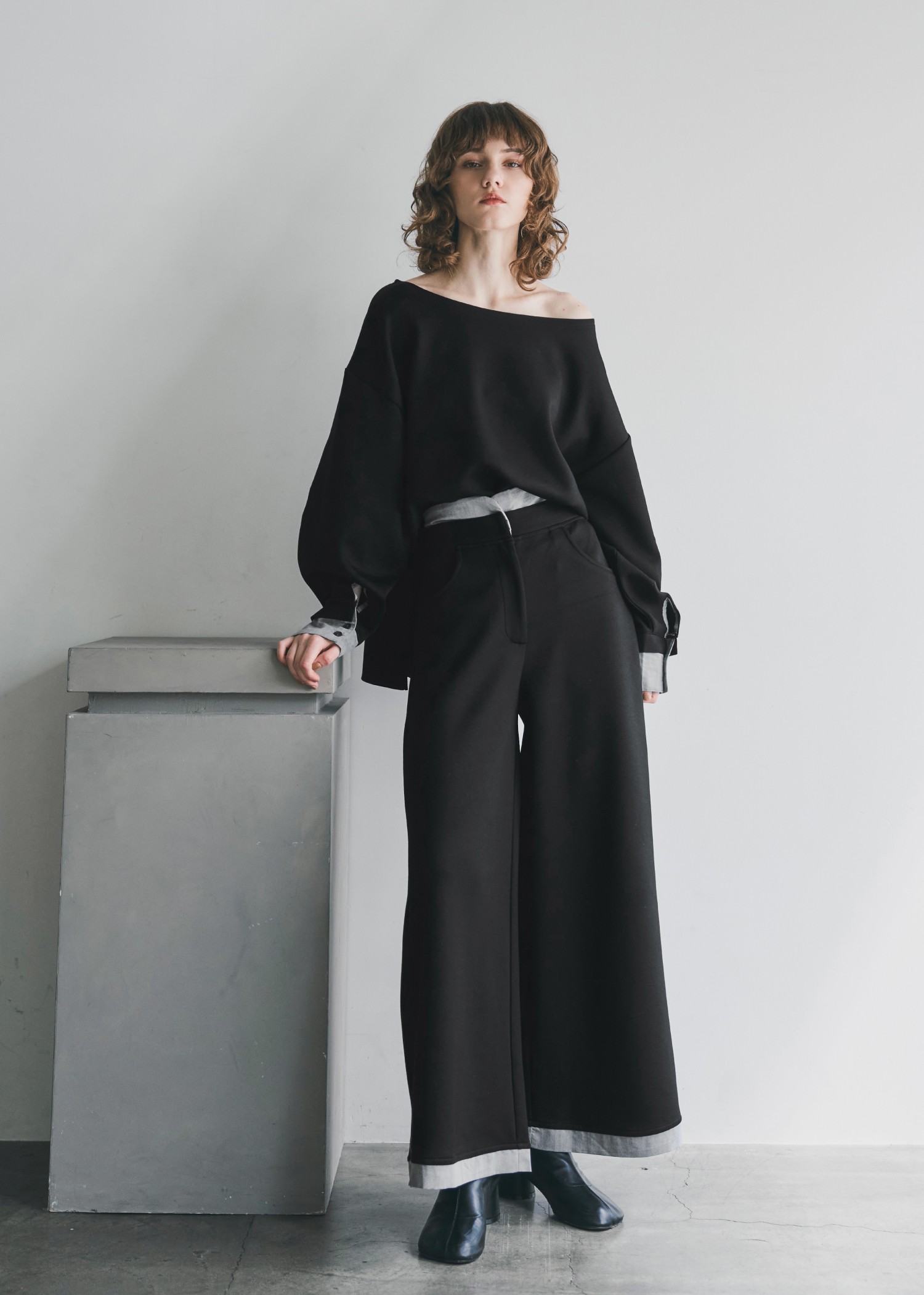 layered woven ponte PT