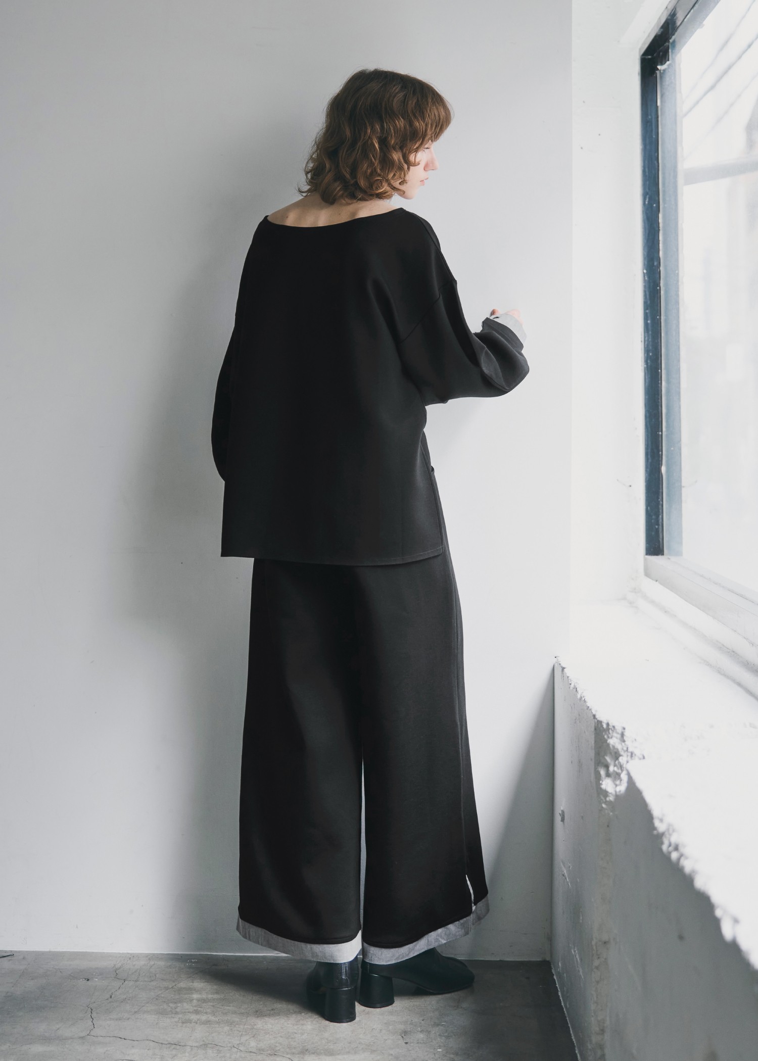 layered woven ponte PT