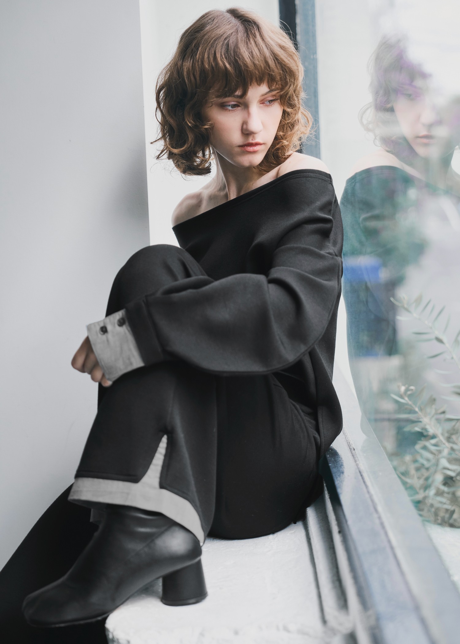 layered woven ponte PT