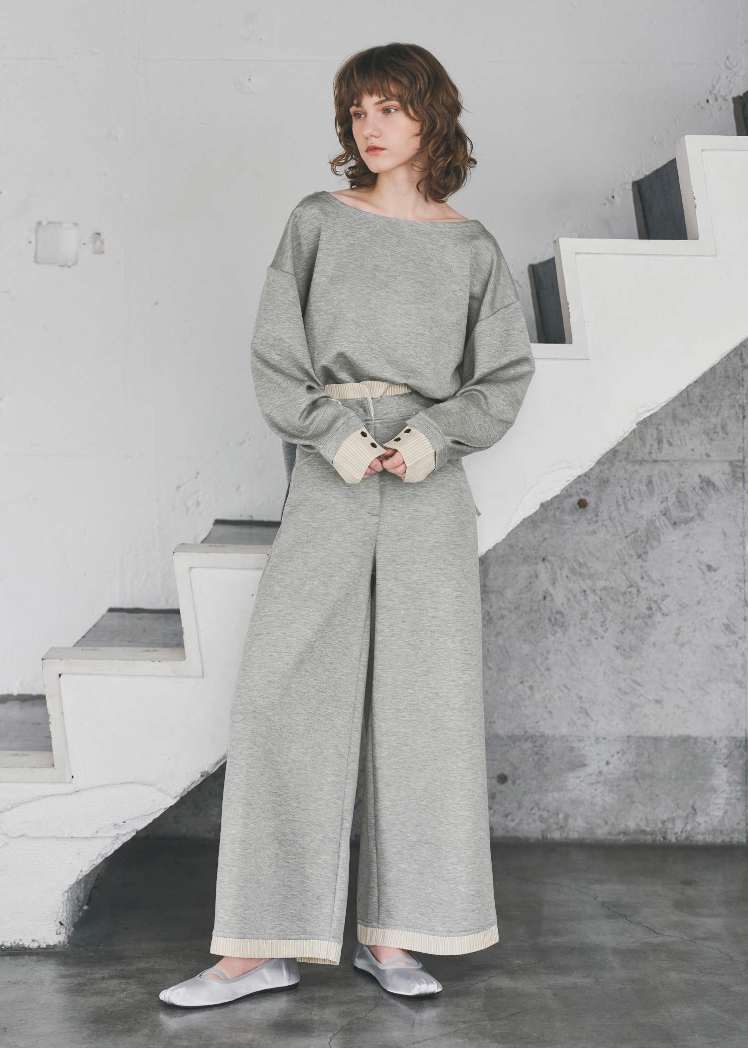 layered woven ponte PT