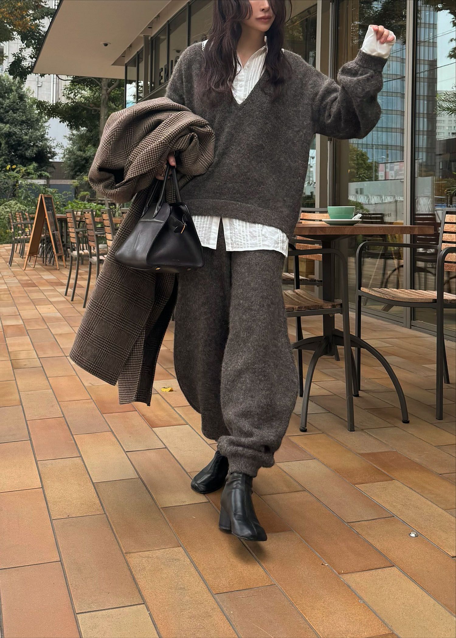 oversized knit jogger PT