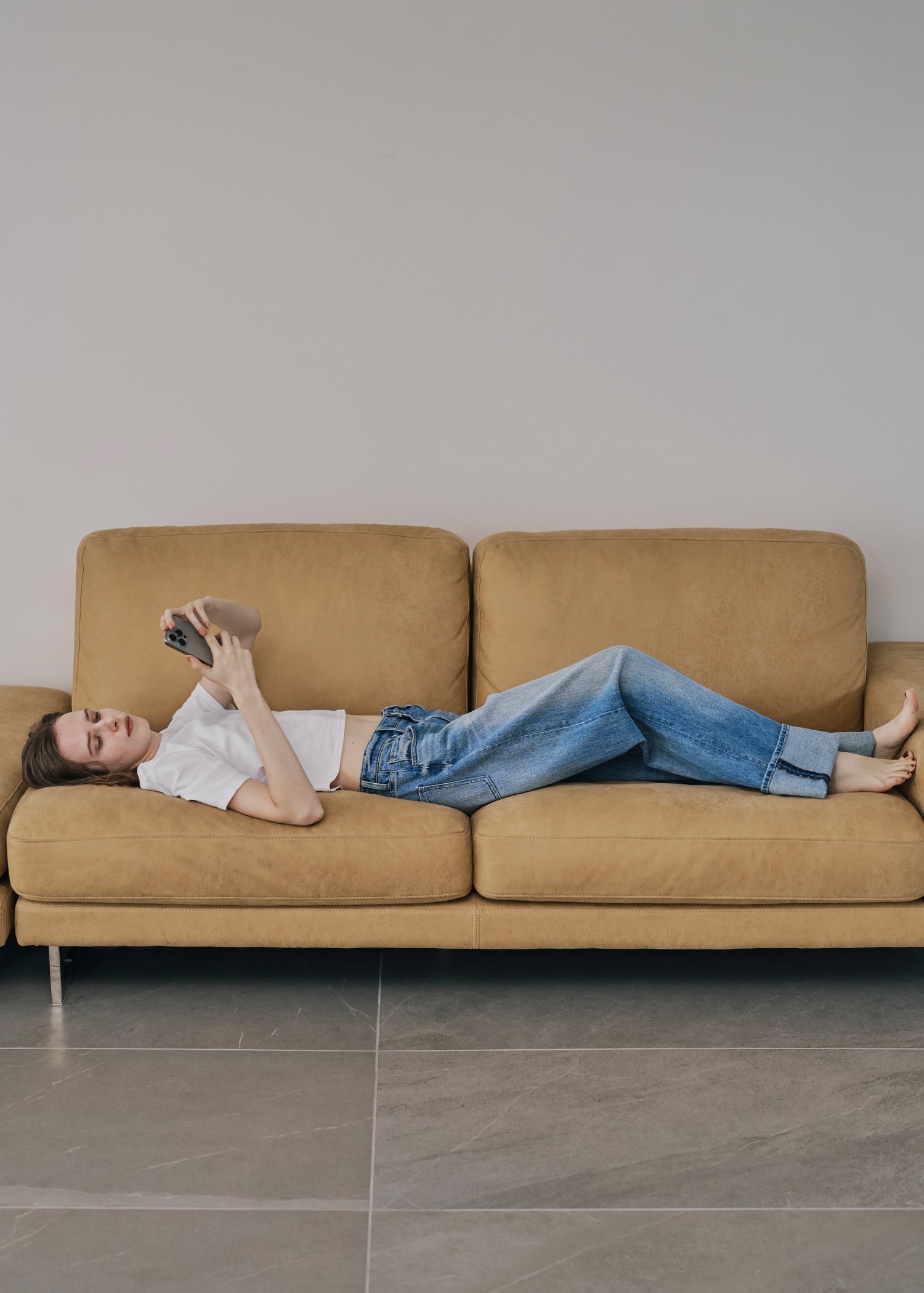 【Healthy DENIM × WILLFULLY】"Chronos" rollup straight denim PT