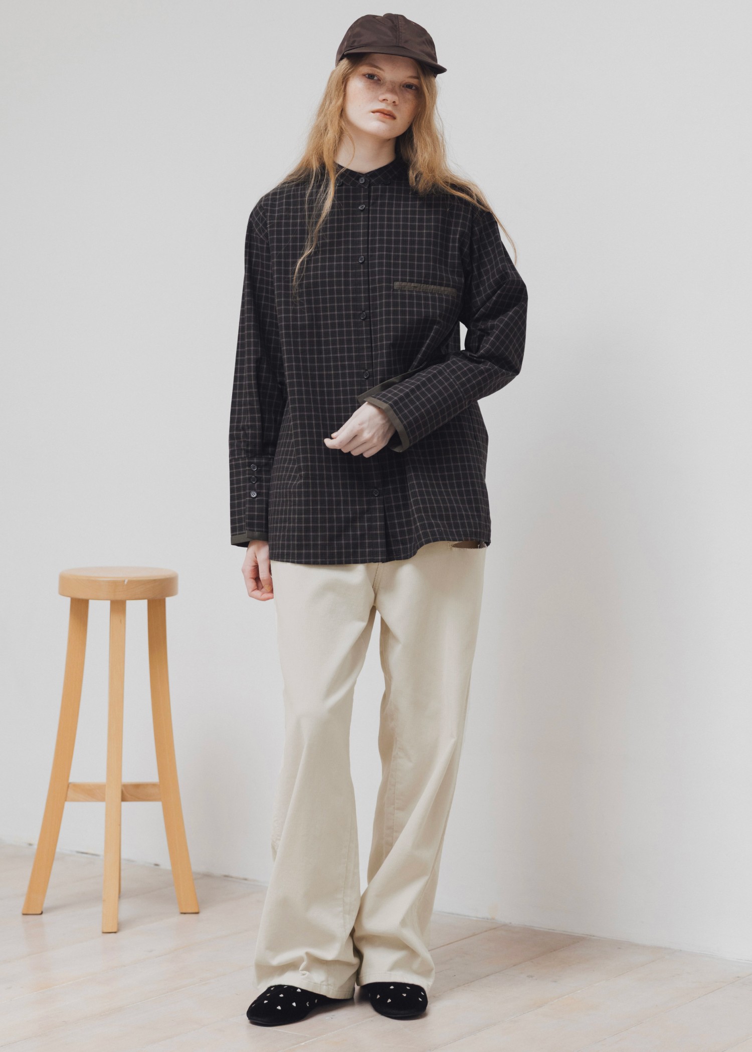 corduroy loose asymmetry notch PT