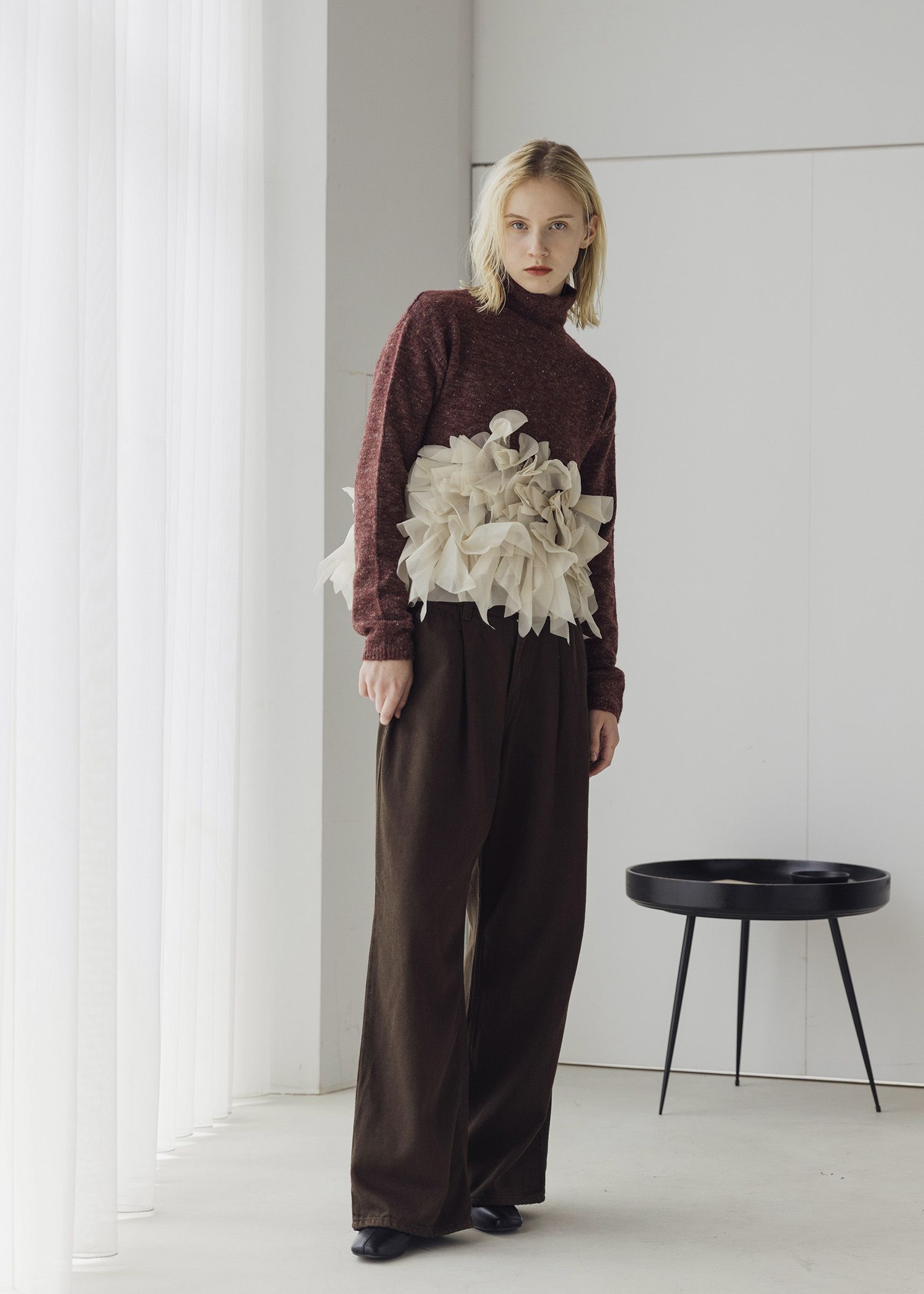 loose tuck color twill PT