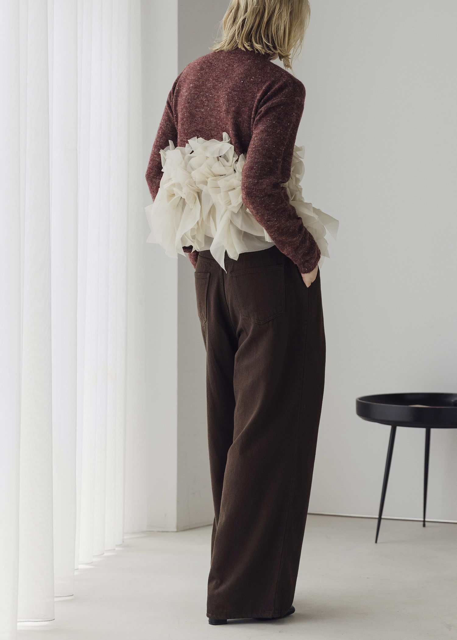 loose tuck color twill PT