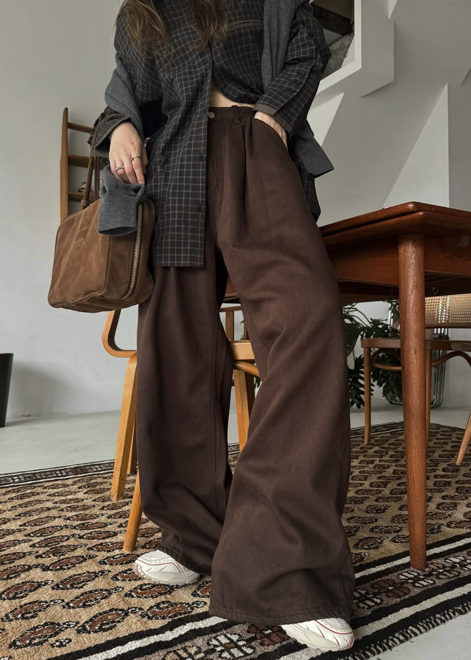 loose tuck color twill PT