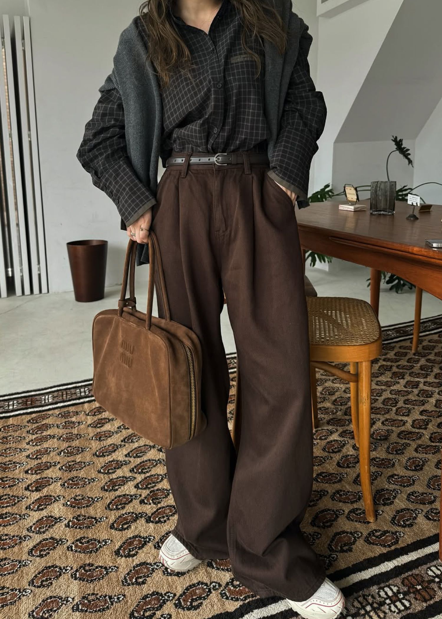 loose tuck color twill PT