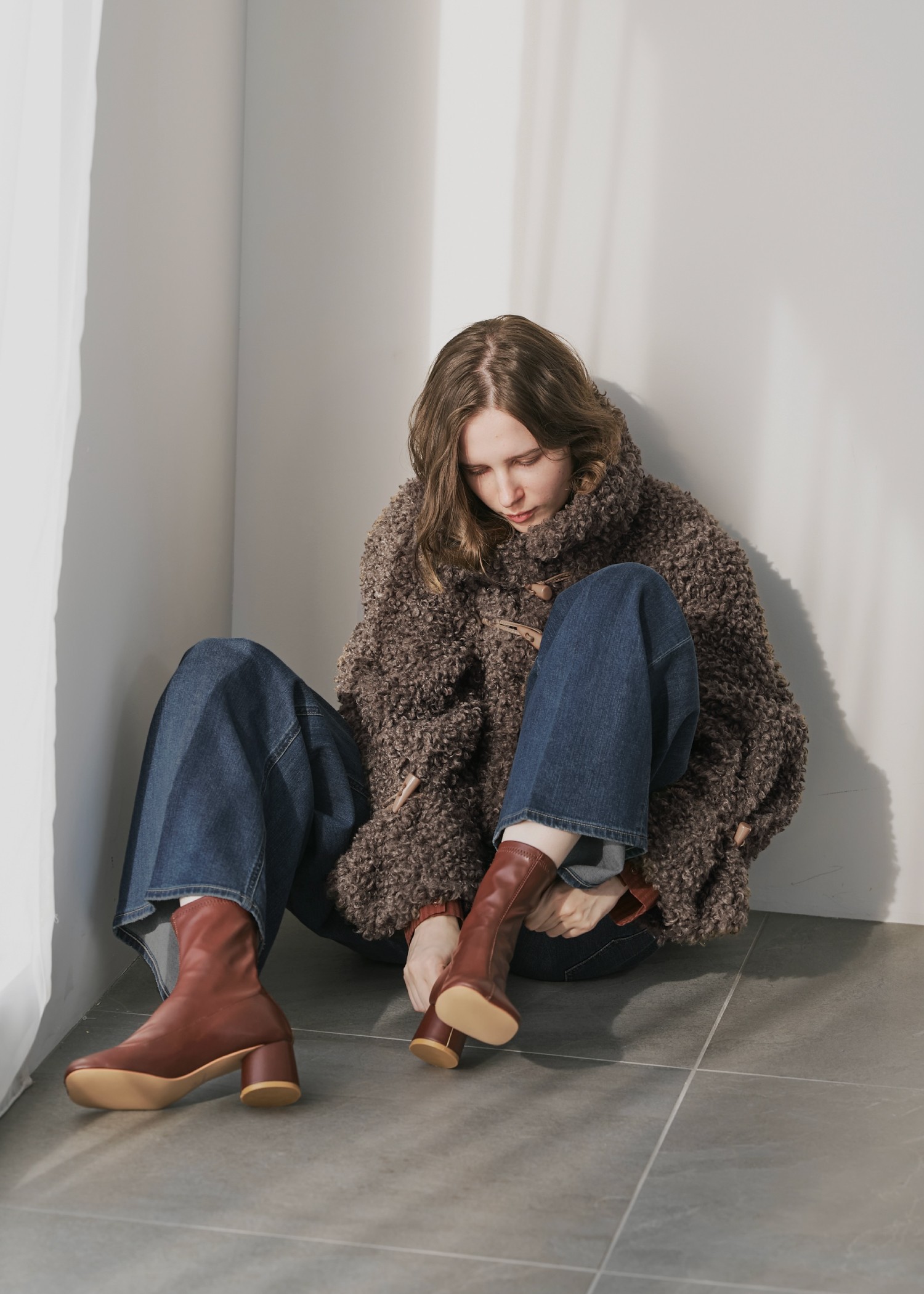 round toe heel boots