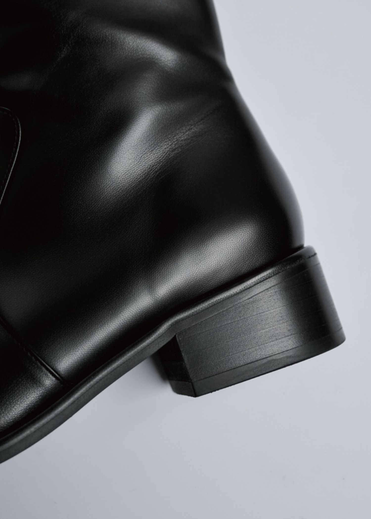 slender side zip long boots