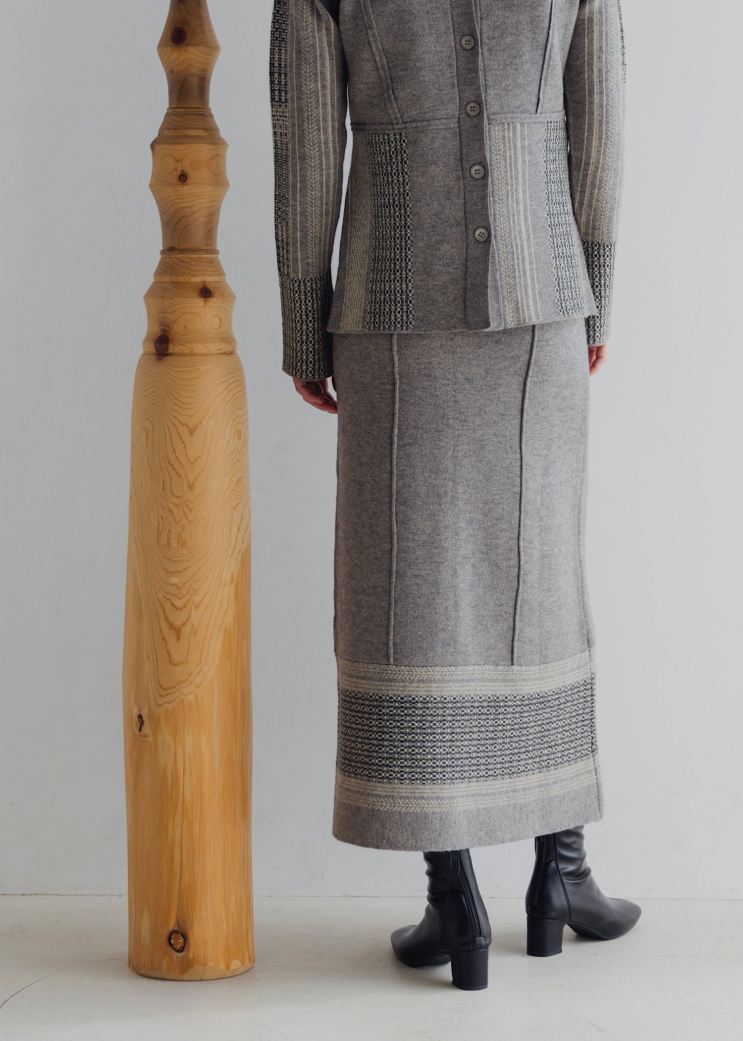 pencil weave placement jacquard knit SK