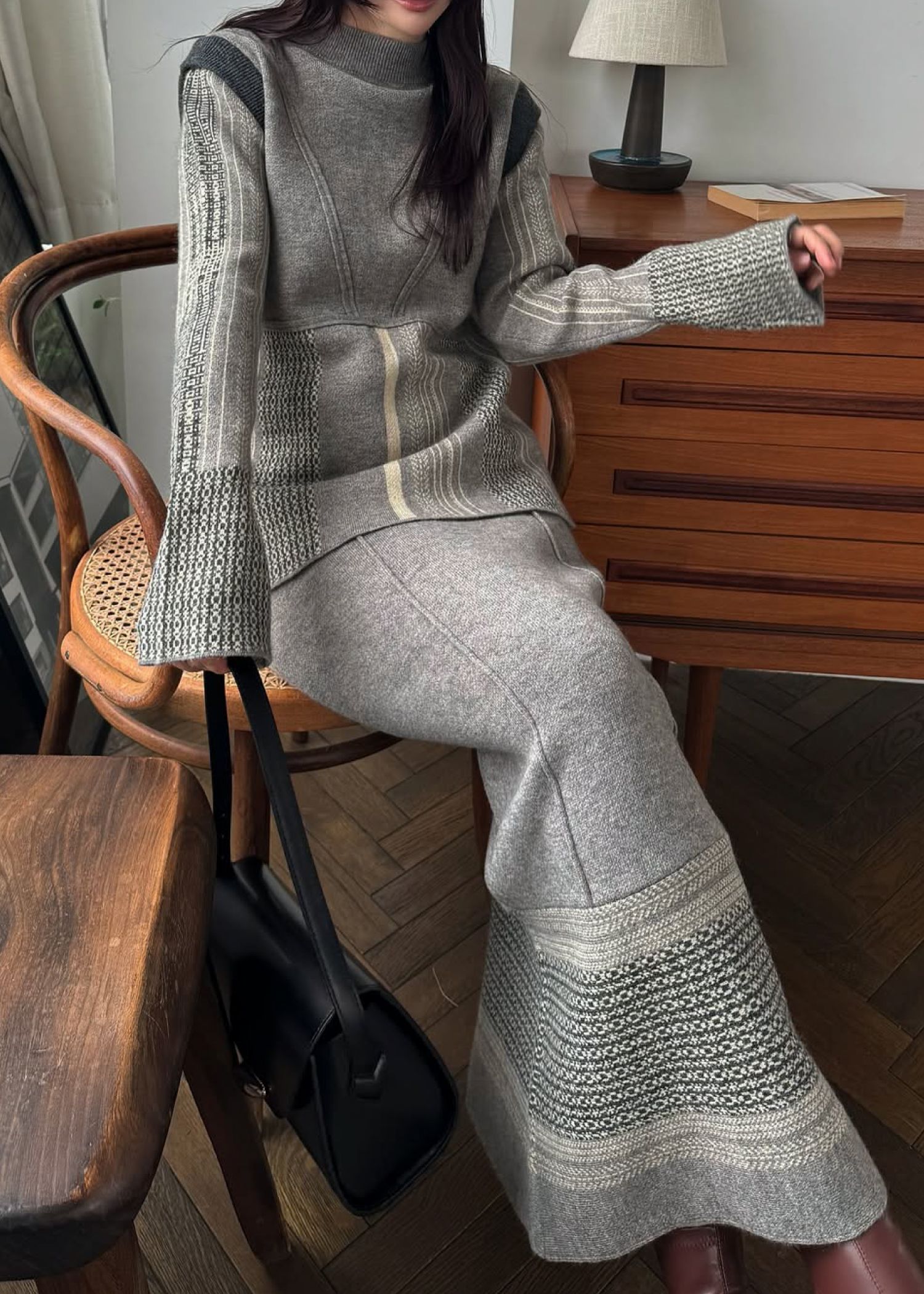 pencil weave placement jacquard knit SK