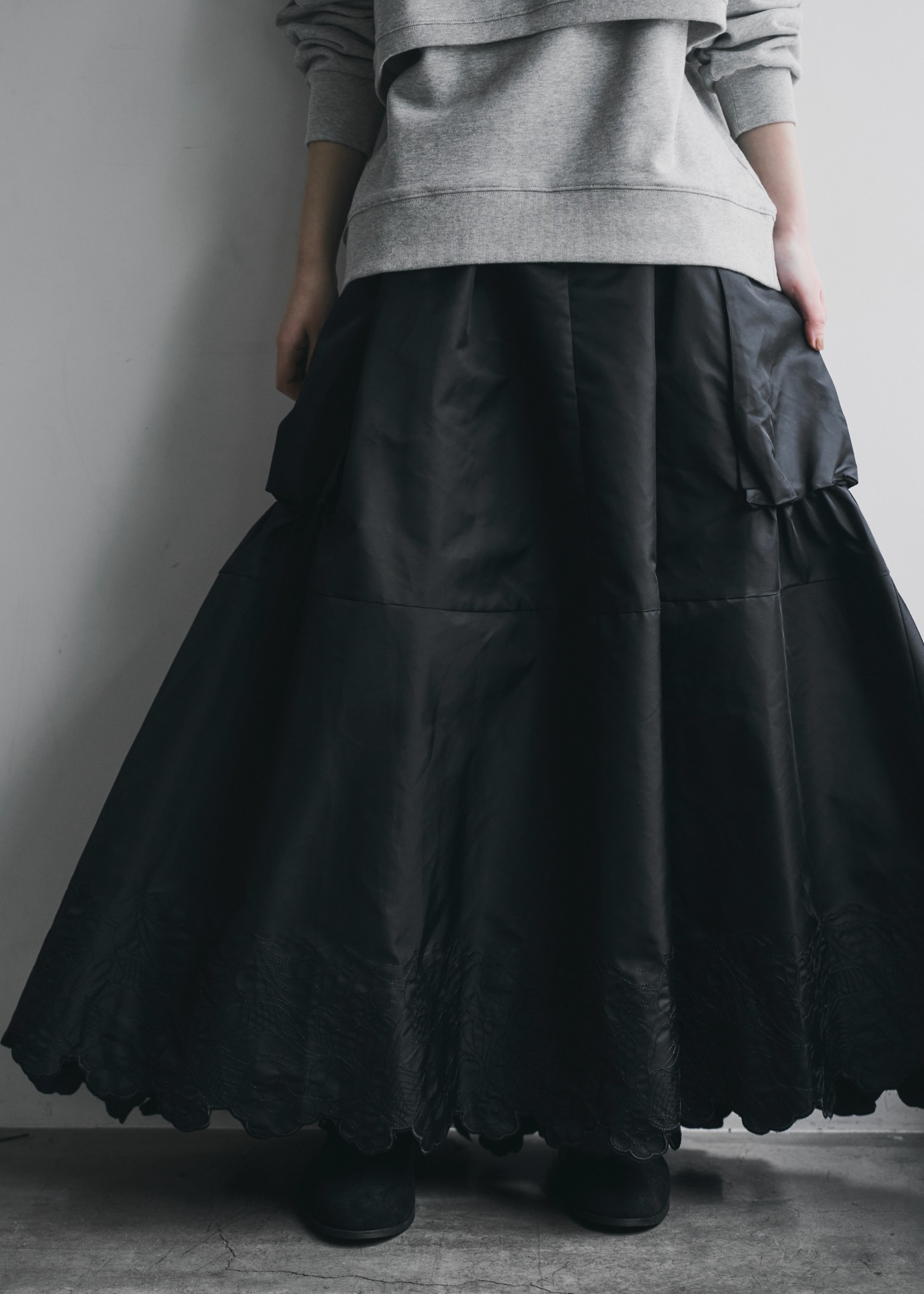 hem embroidery work pocket nylon SK