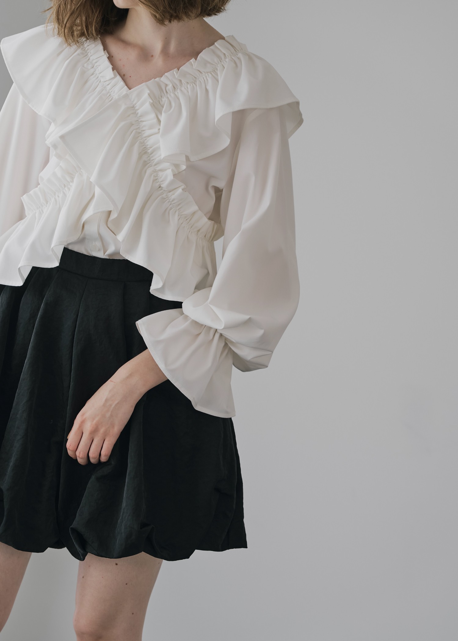 frill cross asymmetry BL