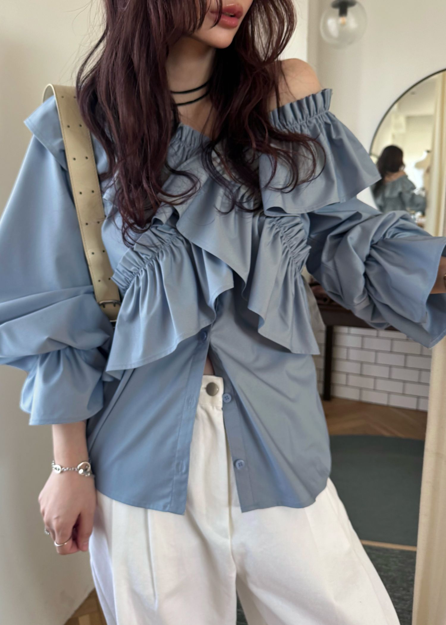 frill cross asymmetry BL