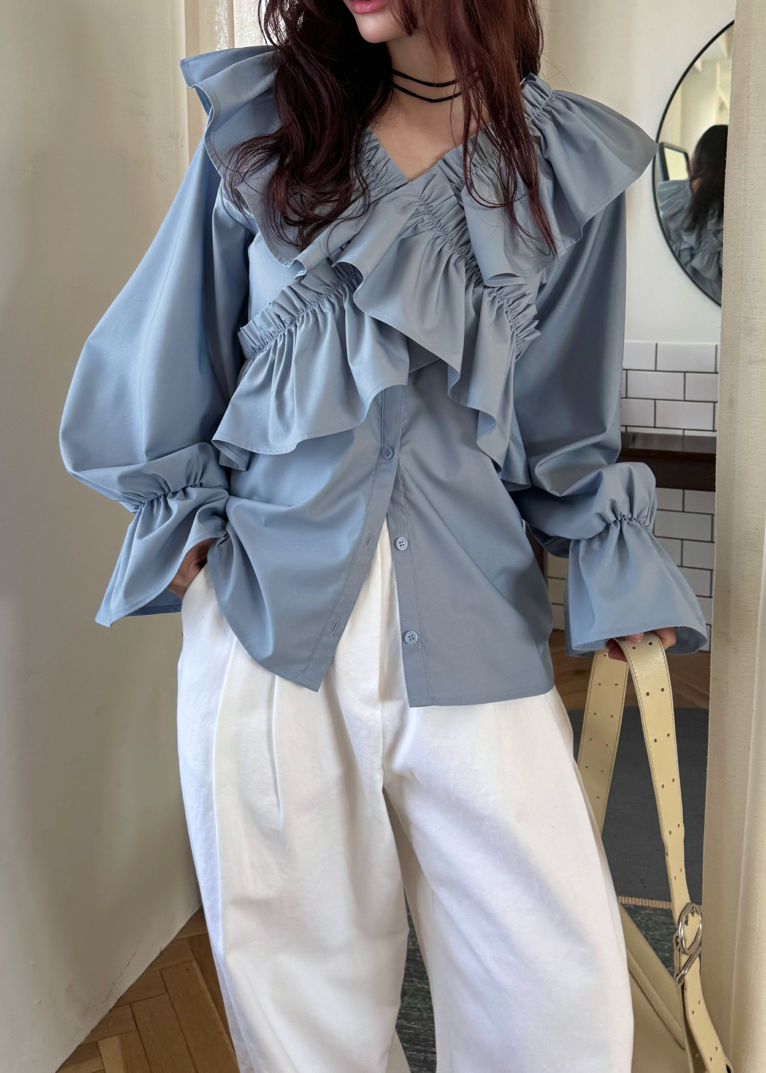 frill cross asymmetry BL