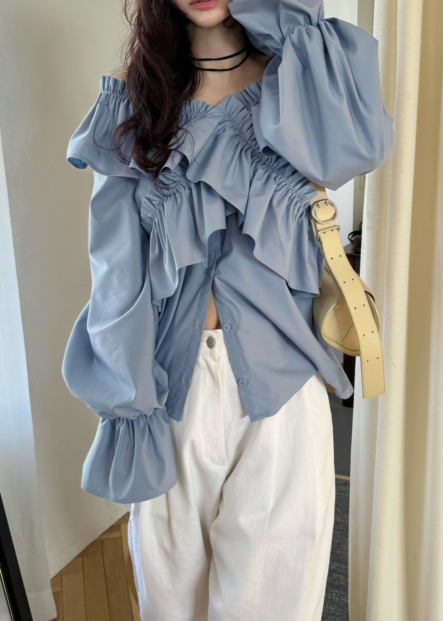 frill cross asymmetry BL