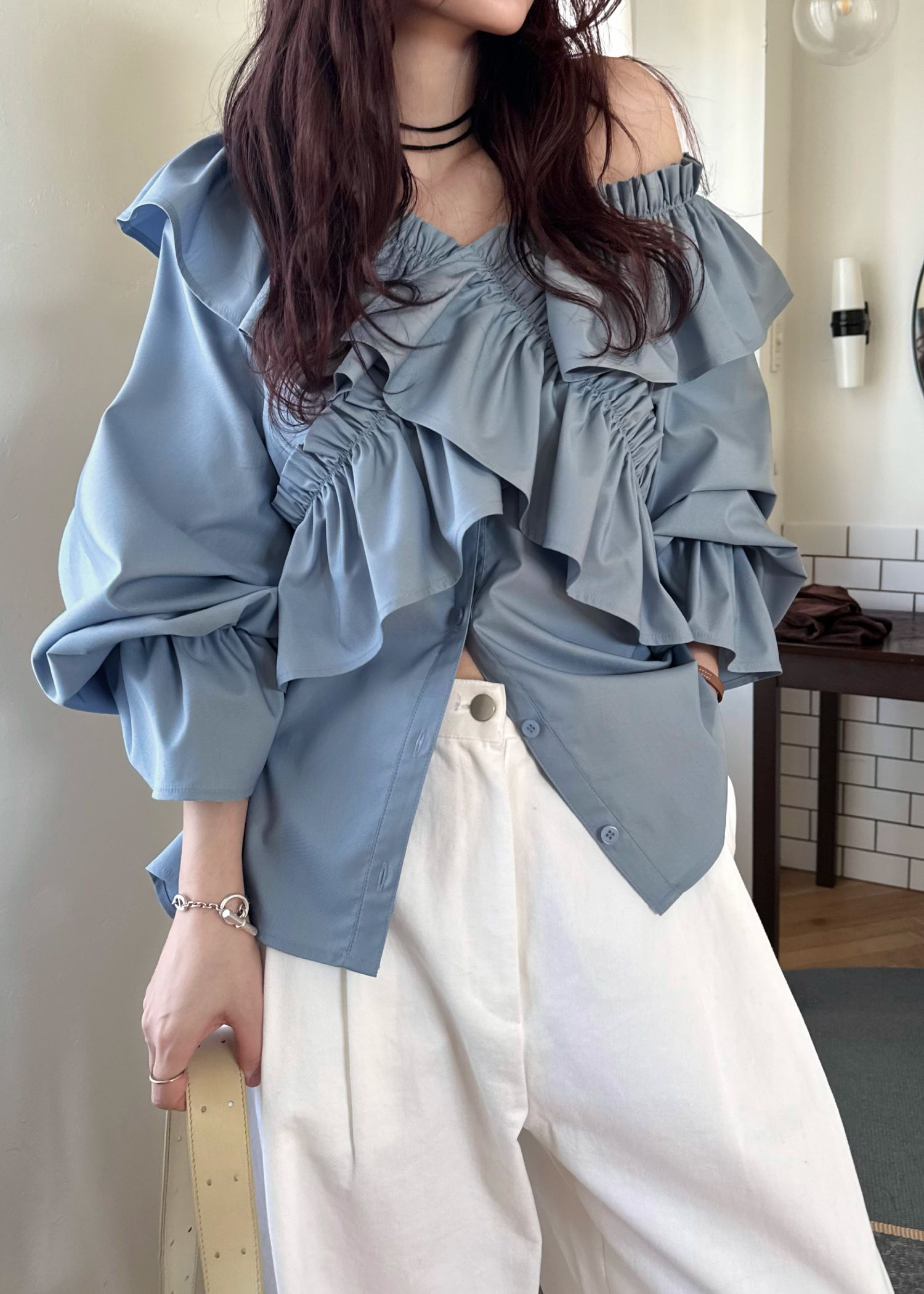 frill cross asymmetry BL