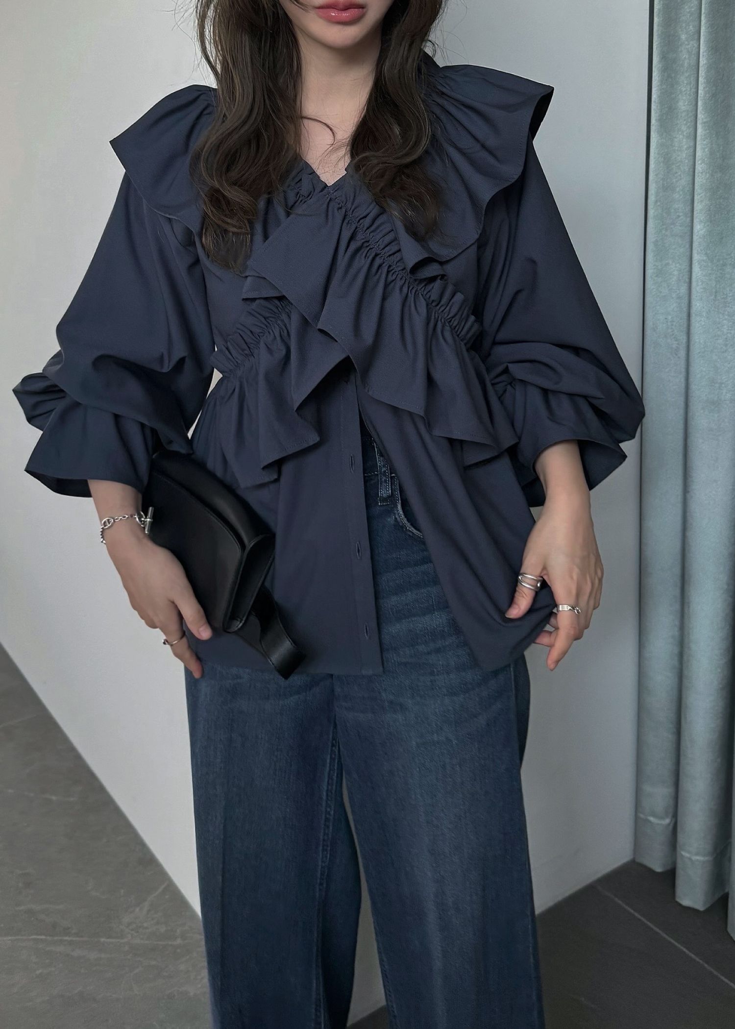 frill cross asymmetry BL