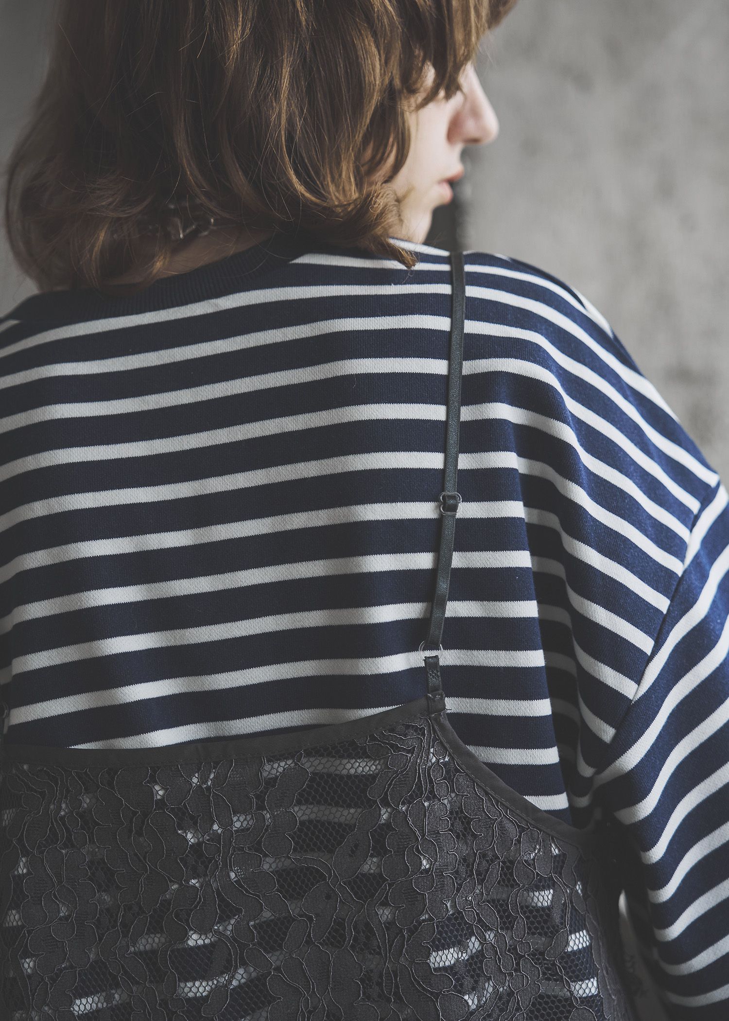 scallop lace finely camisole