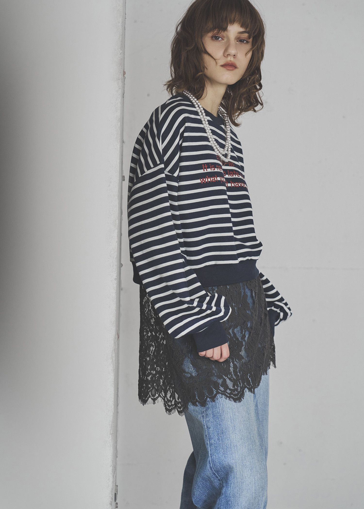 scallop lace finely camisole