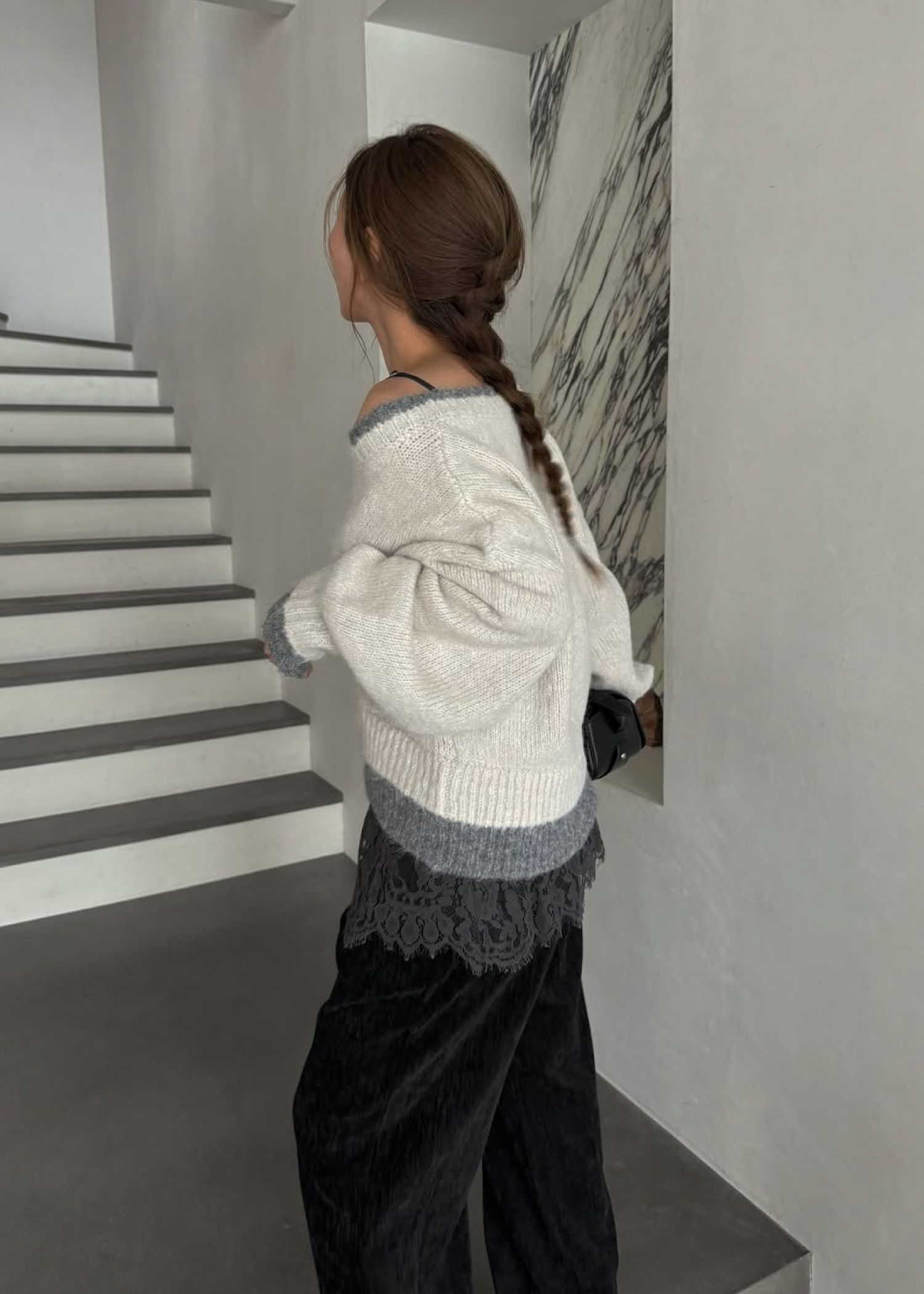 scallop lace finely camisole