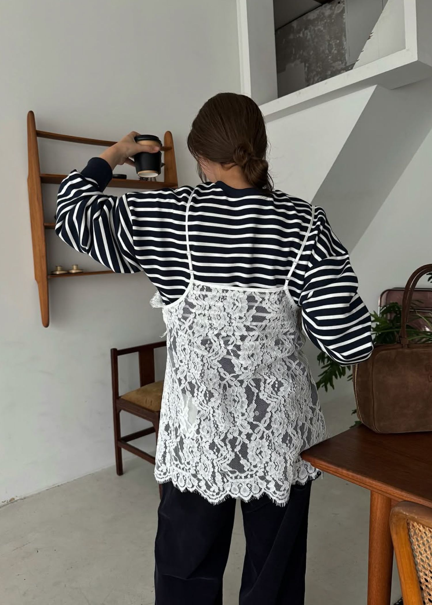 scallop lace finely camisole