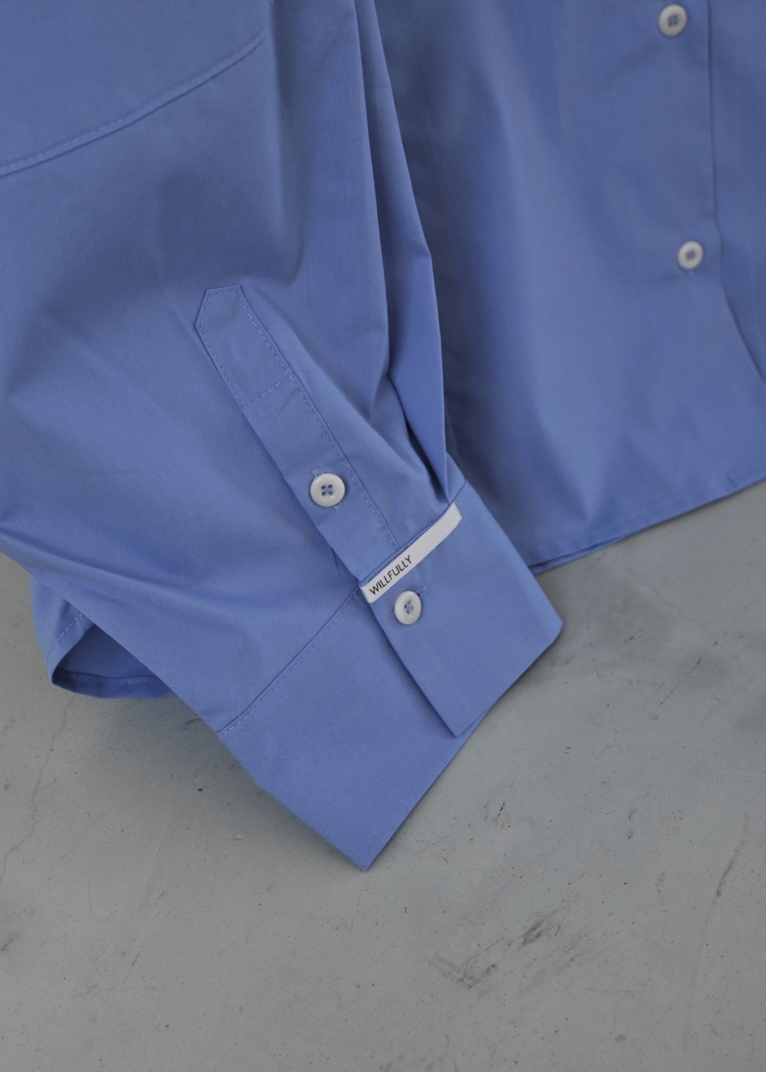 back volume statement cocoon shirt