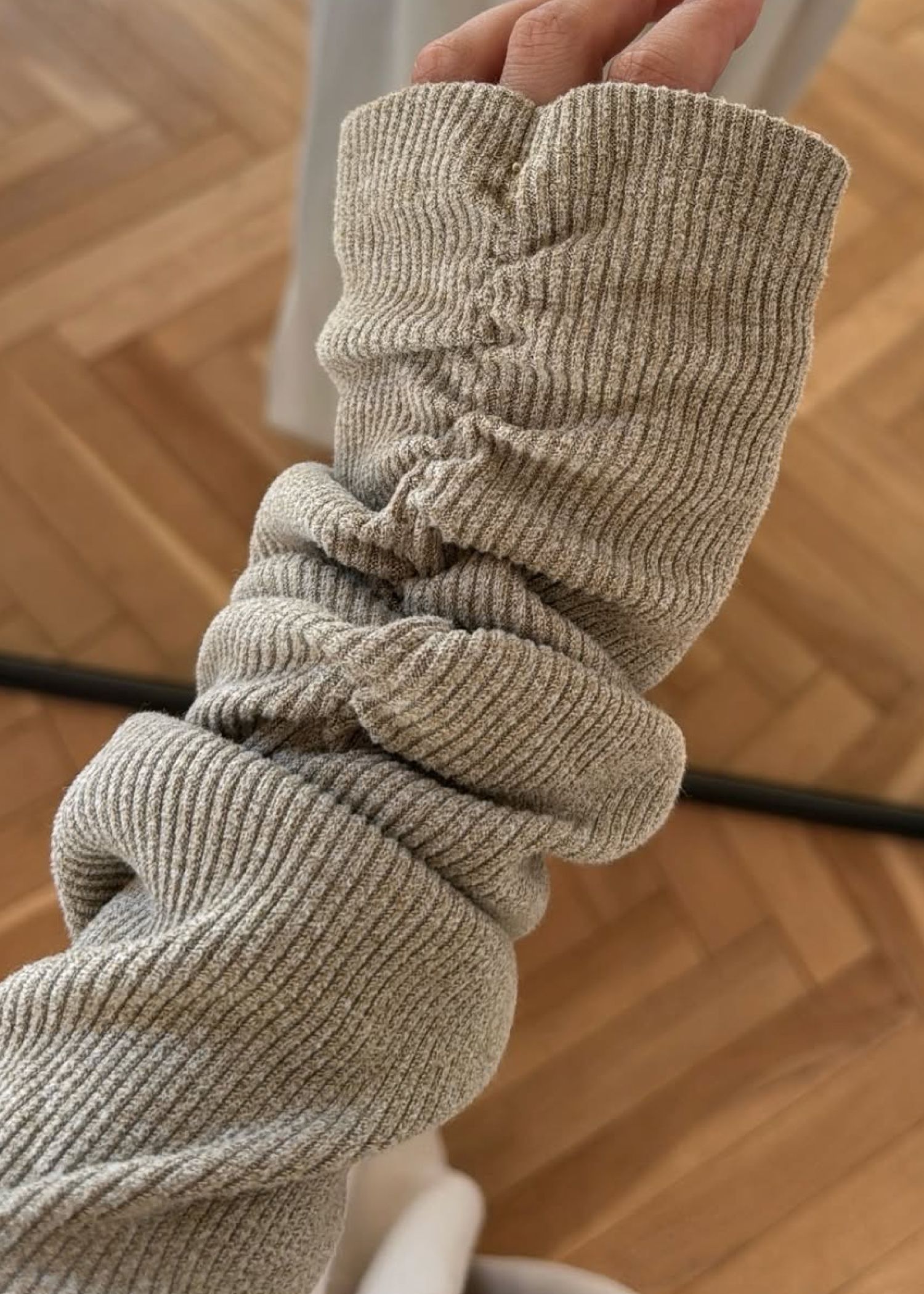 2way sleeve off shoulder rib tops