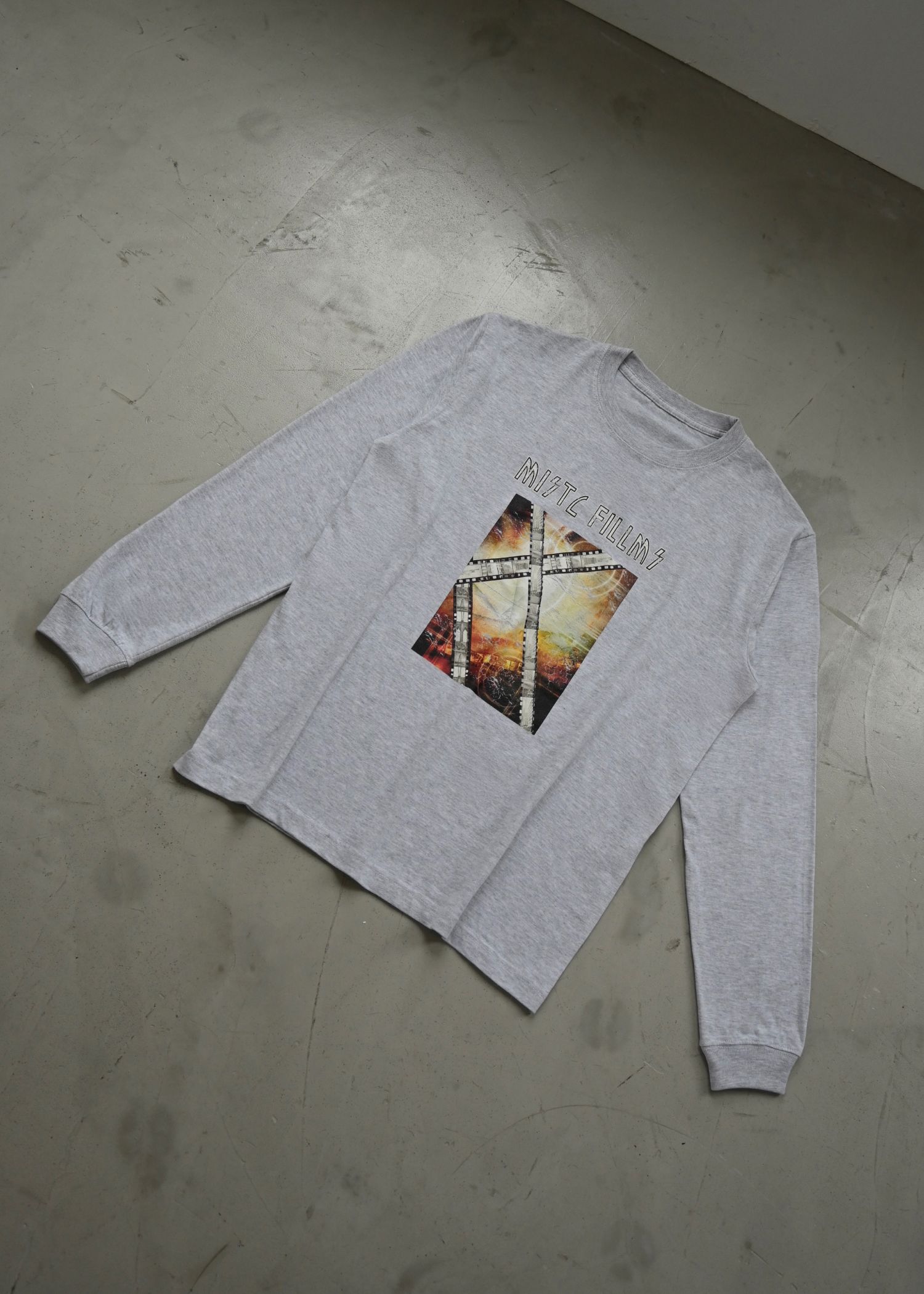 vintage like print long T