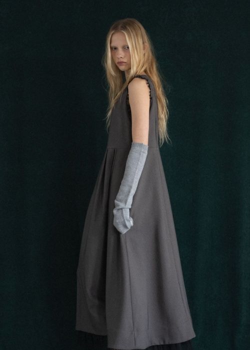 fingerless long gloves