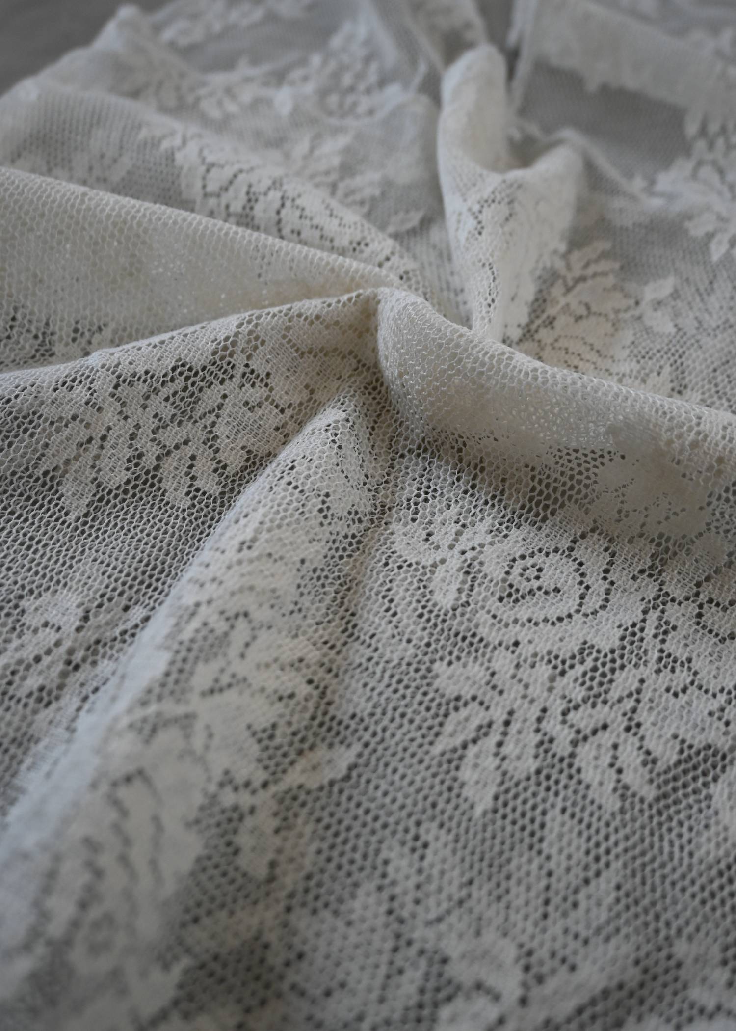 sheer mesh lace tote bag