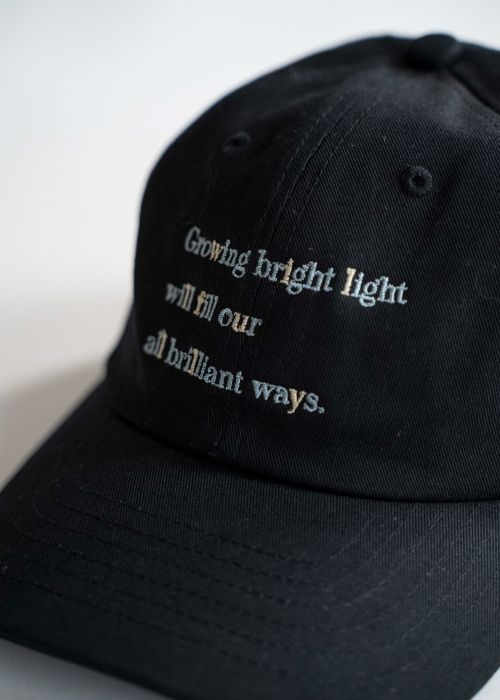 message embroidery cotton CAP
