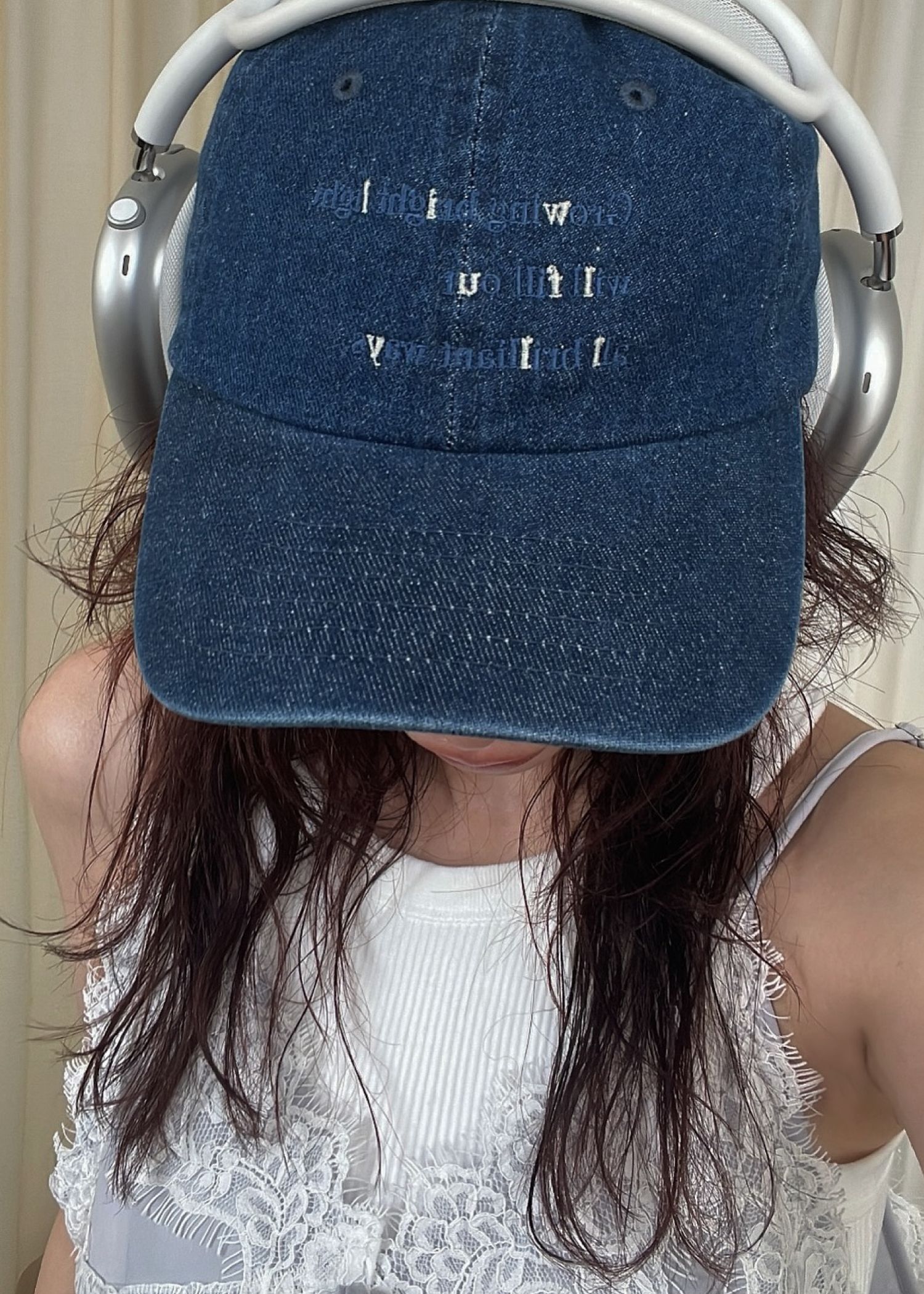 message embroidery cotton CAP