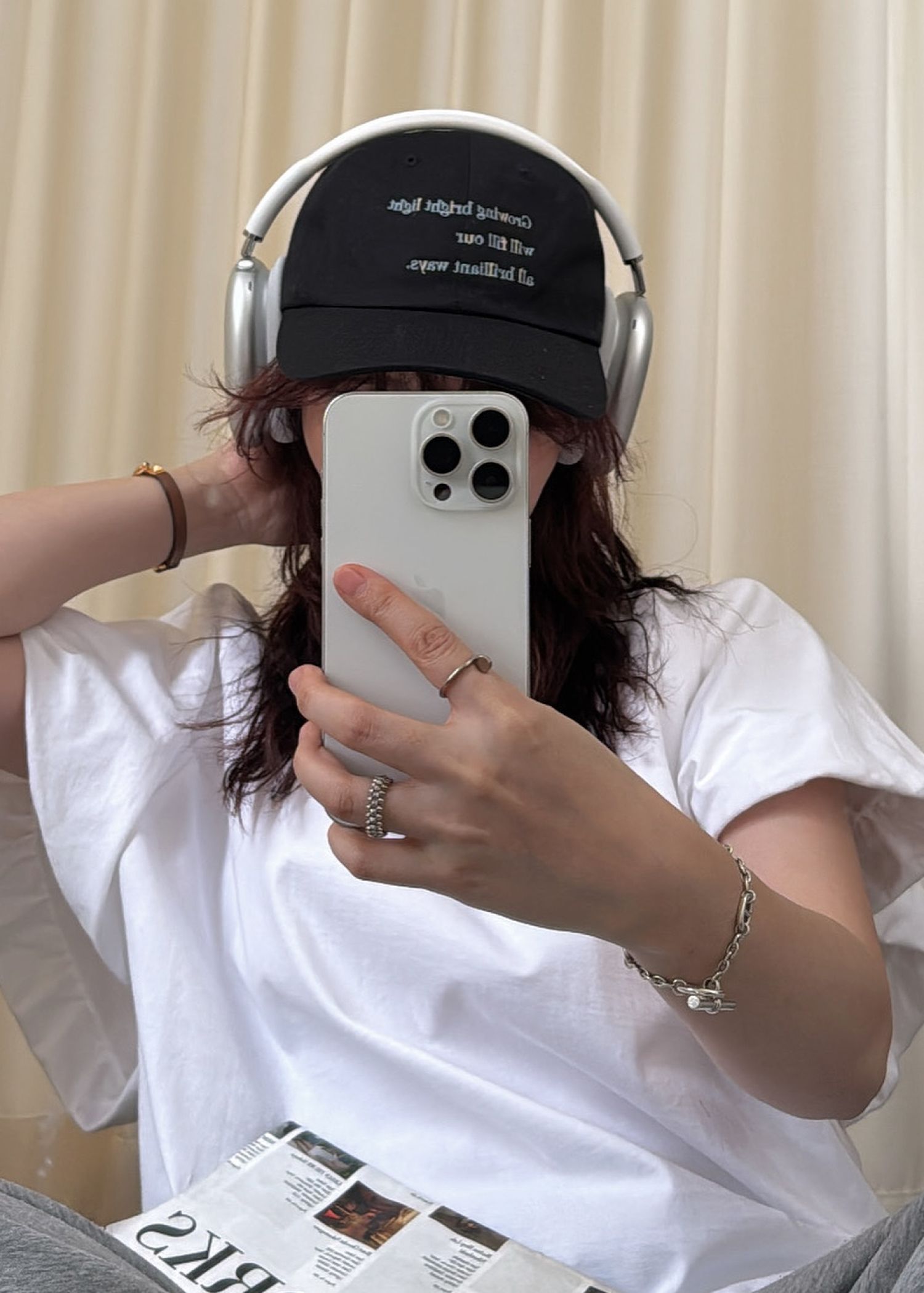 message embroidery cotton CAP