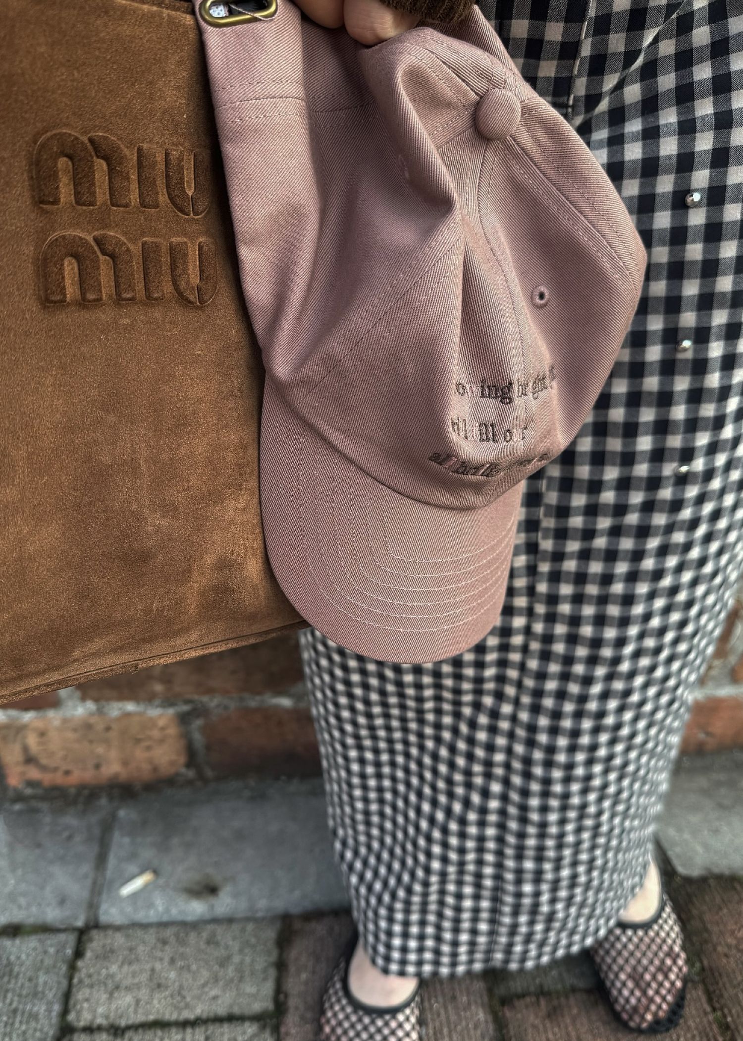 message embroidery cotton CAP